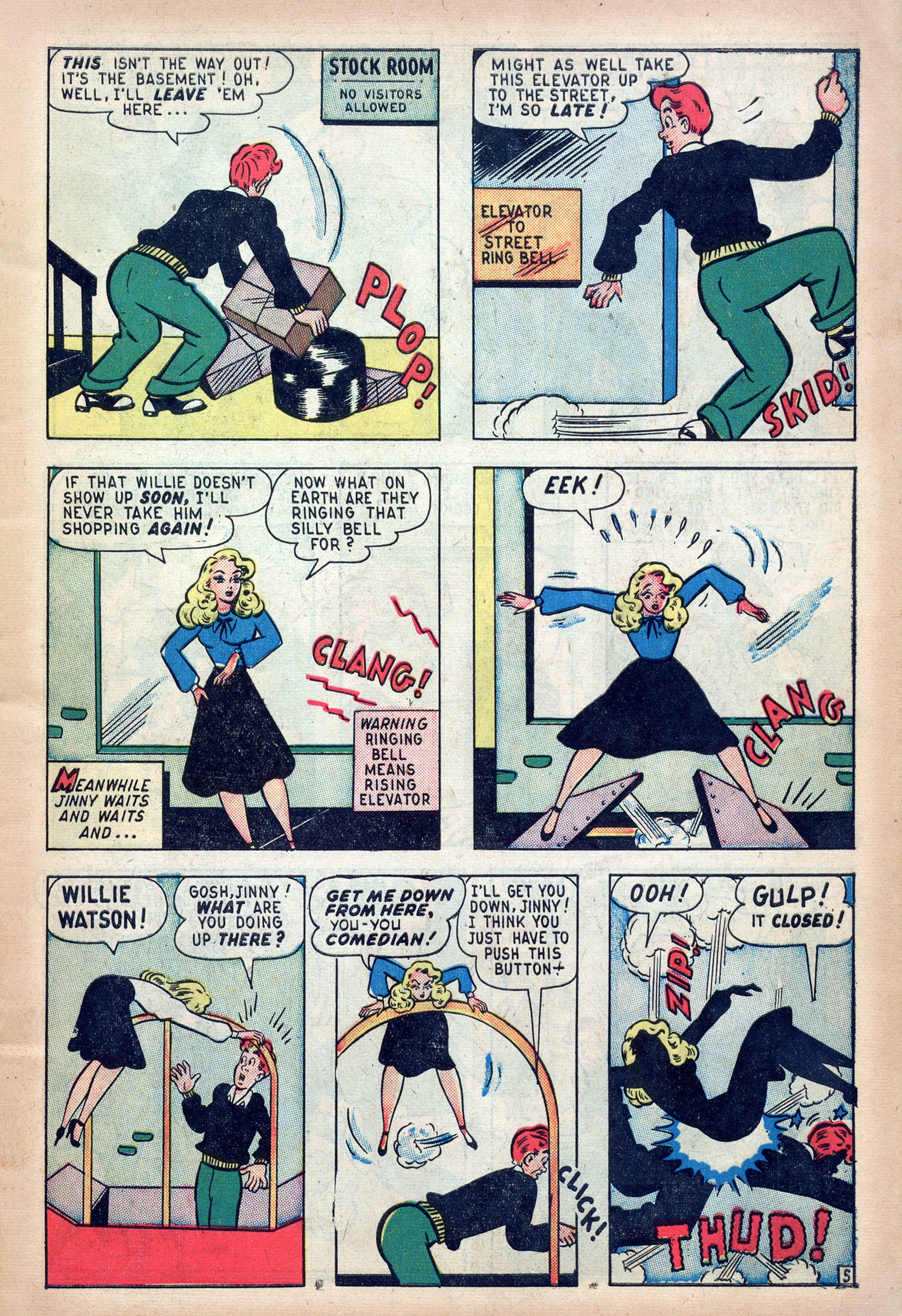 Read online Willie Comics (1946) comic -  Issue #15 - 7