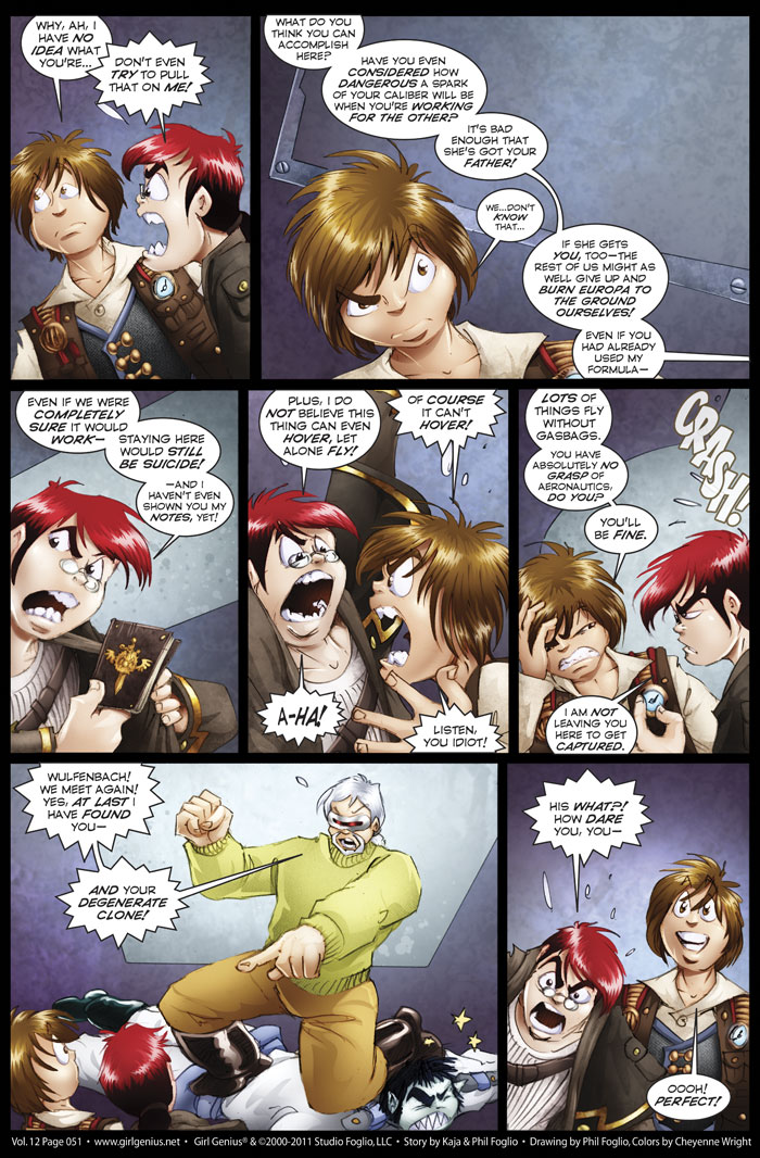 Read online Girl Genius (2002) comic -  Issue #12 - 51