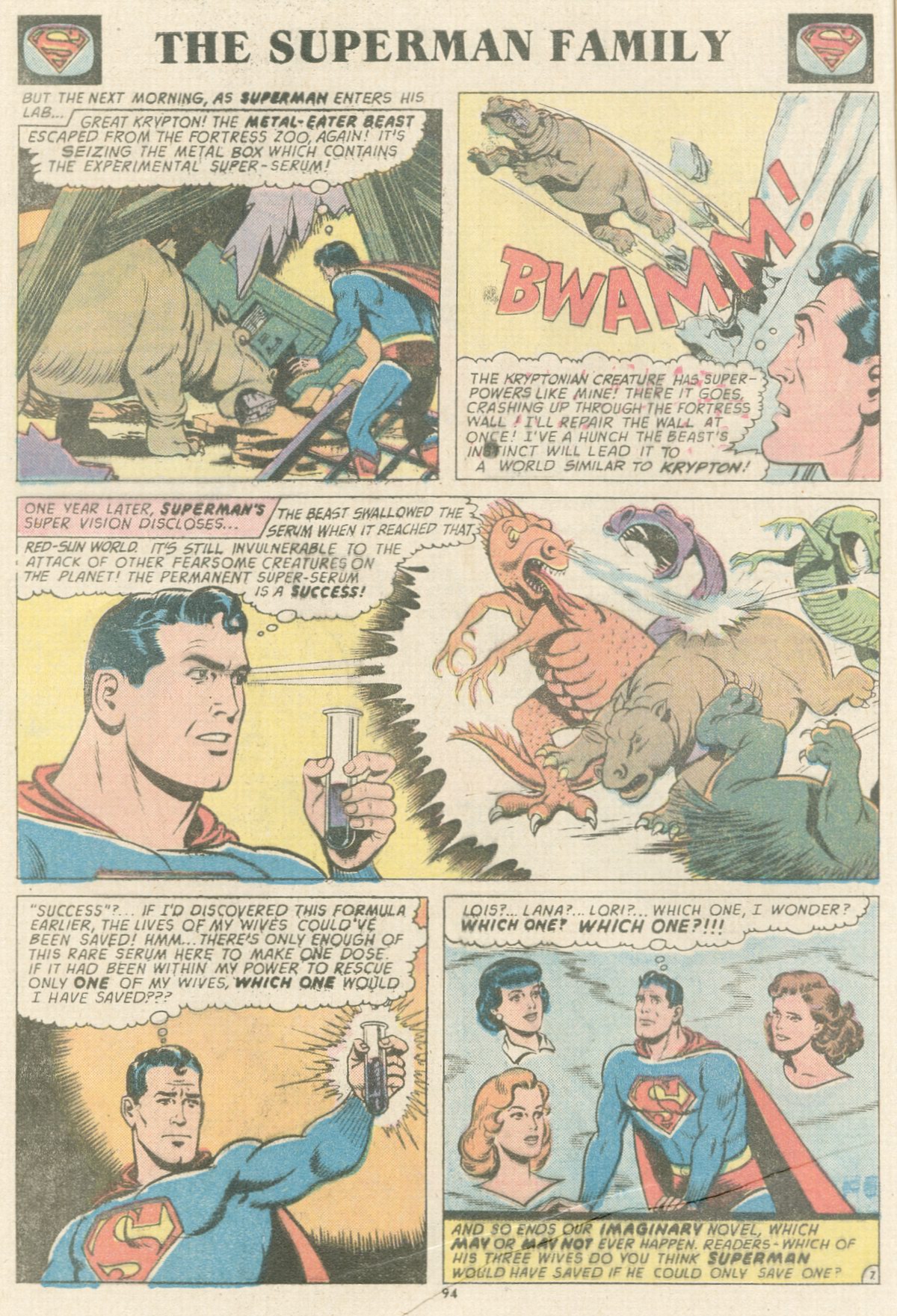 Read online The Superman Family comic -  Issue #164 - 94