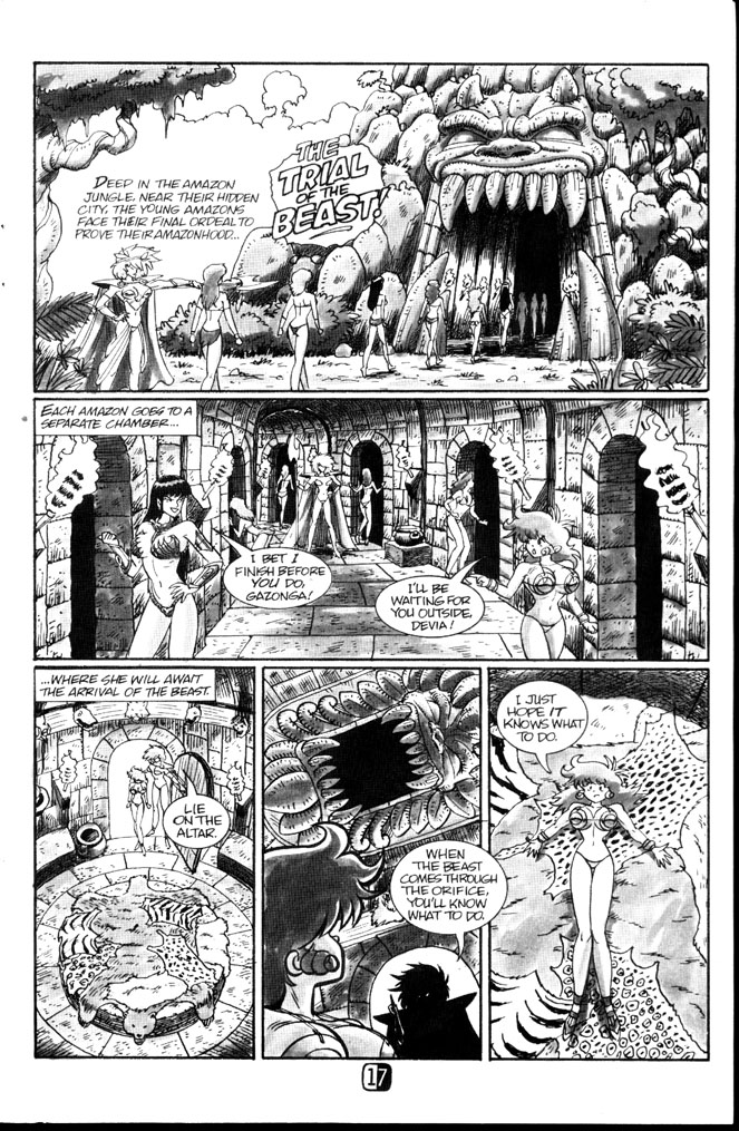 Read online Amazon Gazonga: Bad Girls Of The Jungle comic -  Issue # Full - 19