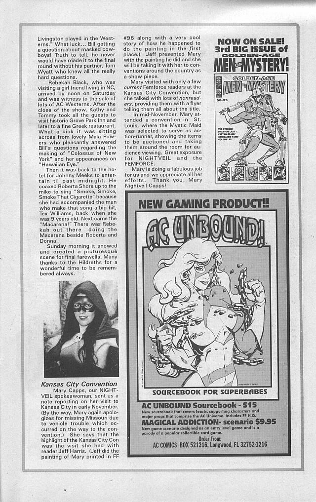 Read online Femforce comic -  Issue #98 - 31