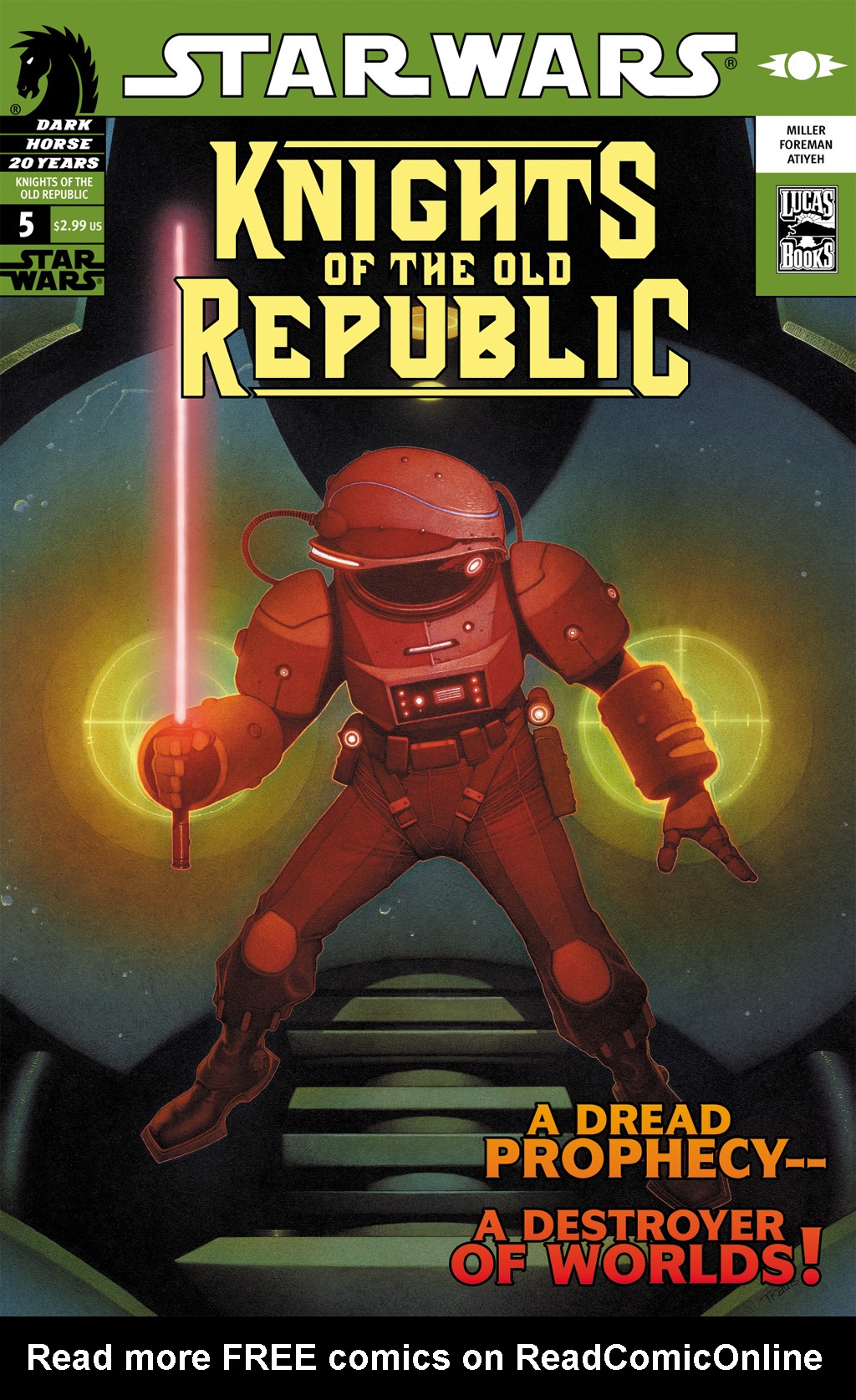 Read online Star Wars: Knights Of The Old Republic comic -  Issue #5 - 1