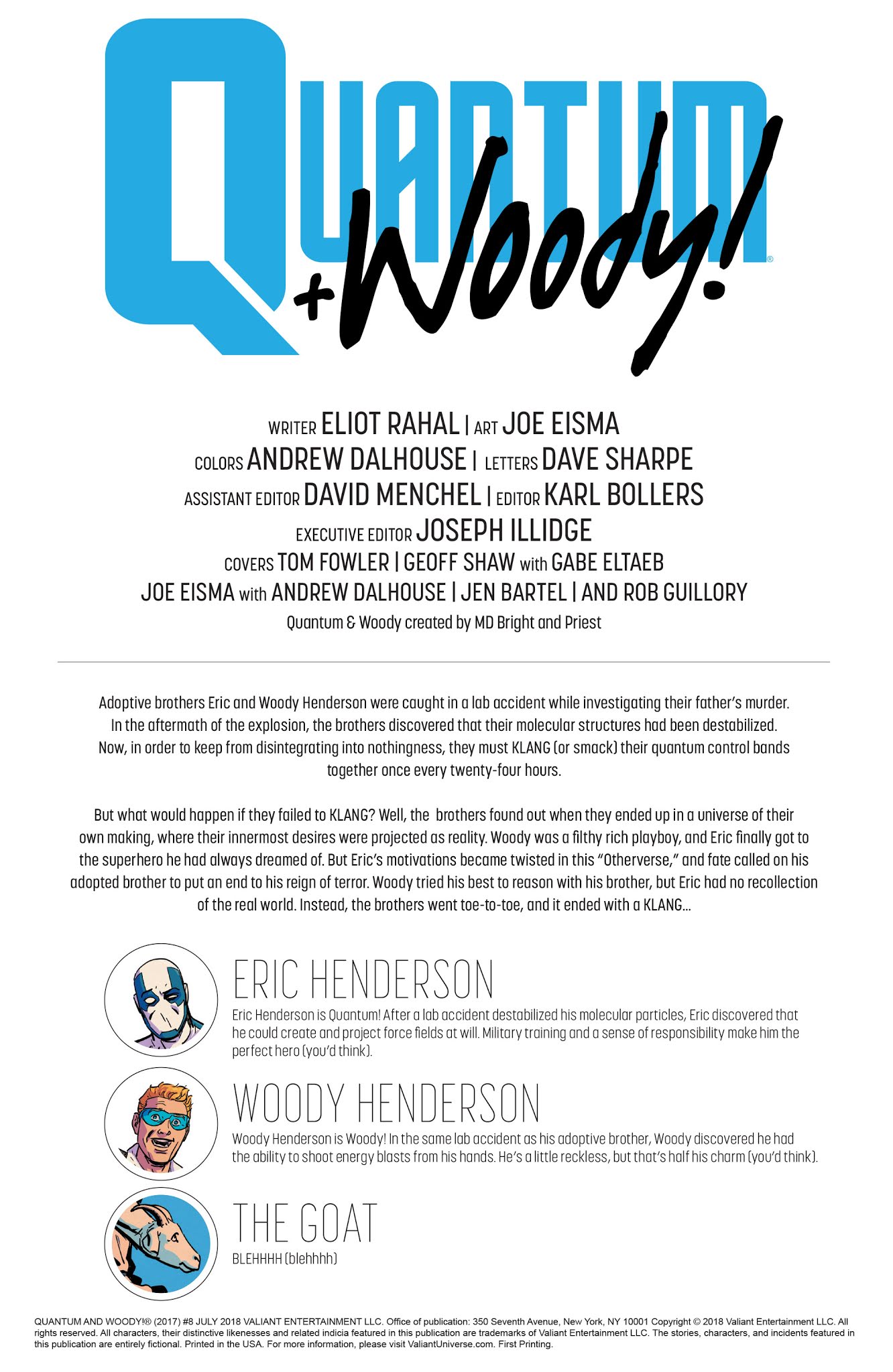 Read online Quantum and Woody! (2017) comic -  Issue #8 - 2
