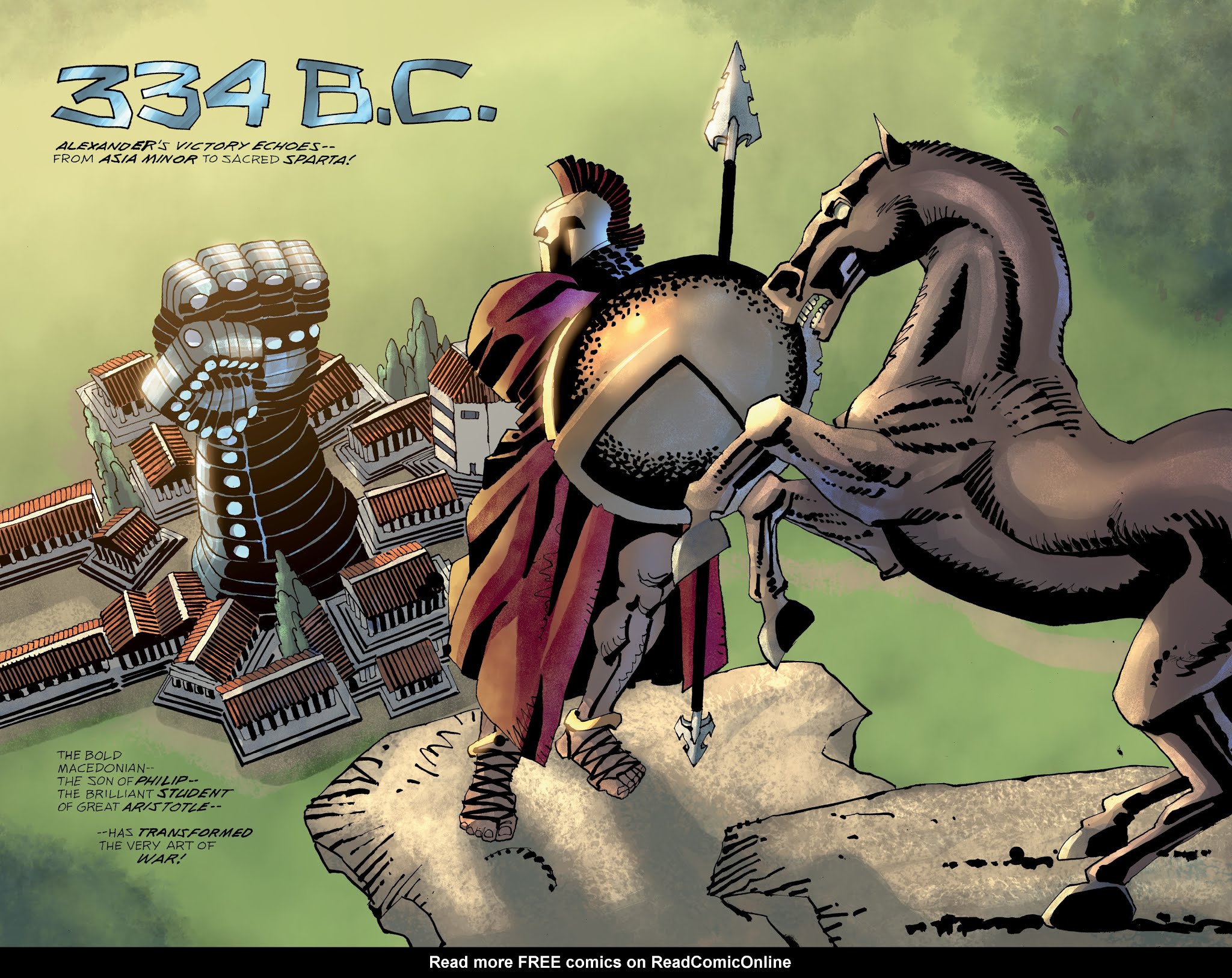 Read online Xerxes: The Fall of the House of Darius and the Rise of Alexander comic -  Issue #4 - 9