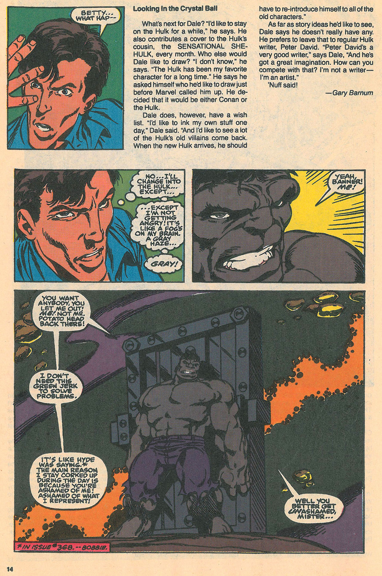 Read online Marvel Age comic -  Issue #94 - 16