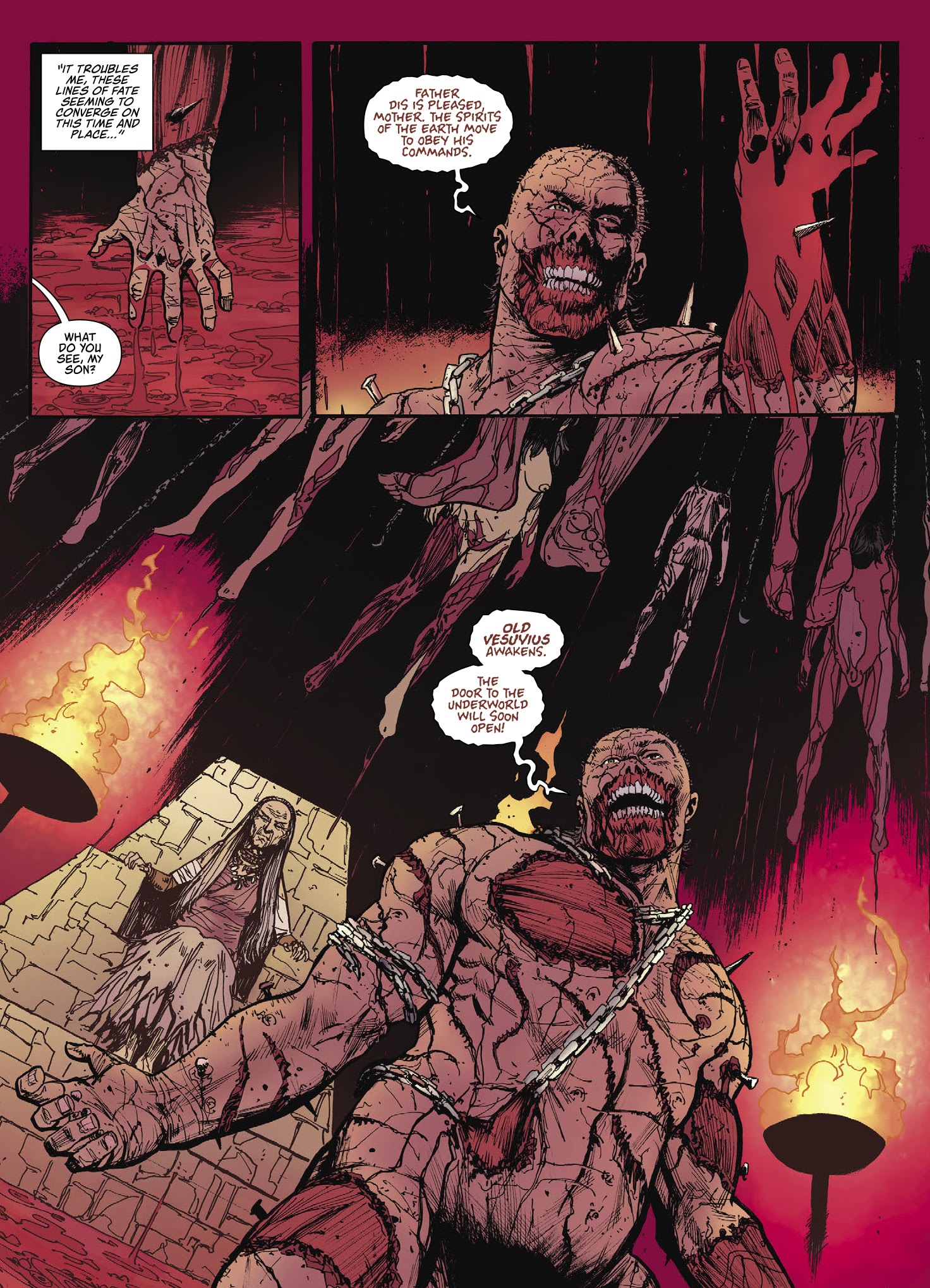 Read online Aquila: The Burning Fields comic -  Issue # TPB - 69