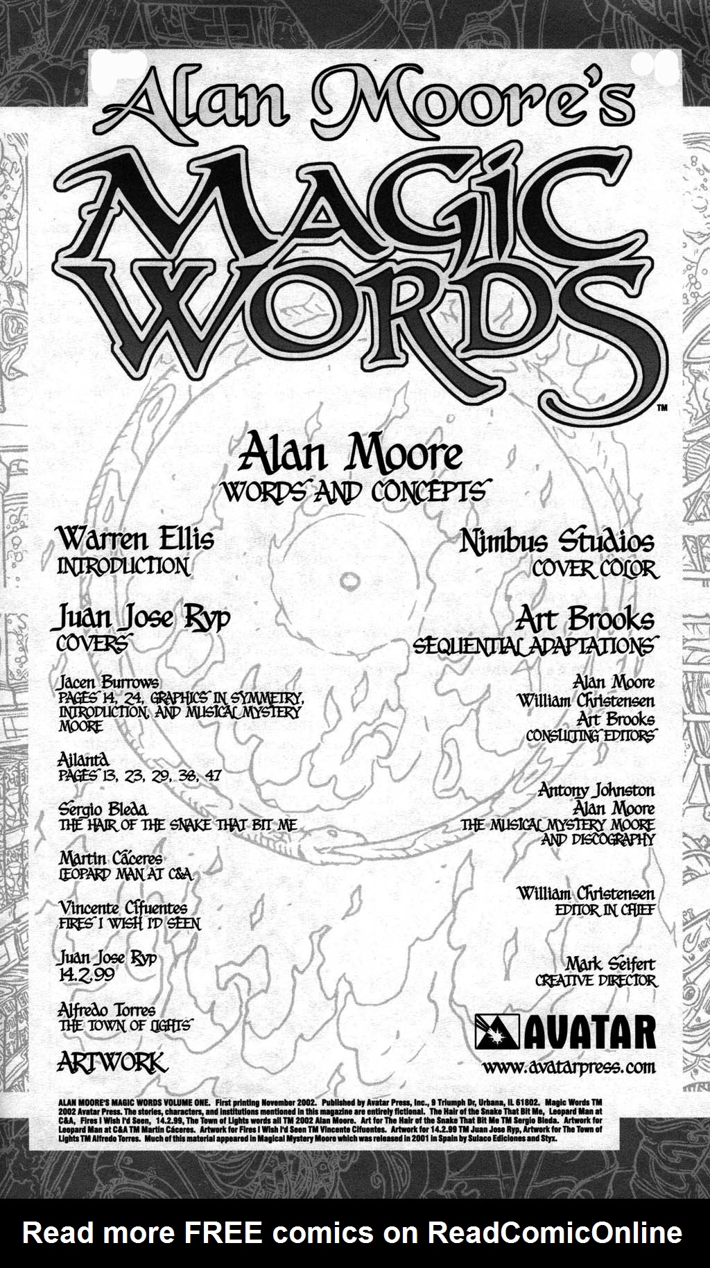 Read online Alan Moore's Magic Words comic -  Issue # Full - 3