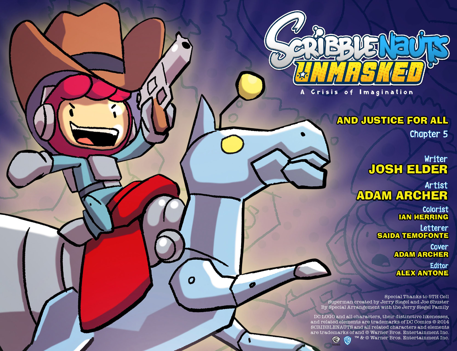 Read online Scribblenauts Unmasked: A Crisis of Imagination comic -  Issue #5 - 2