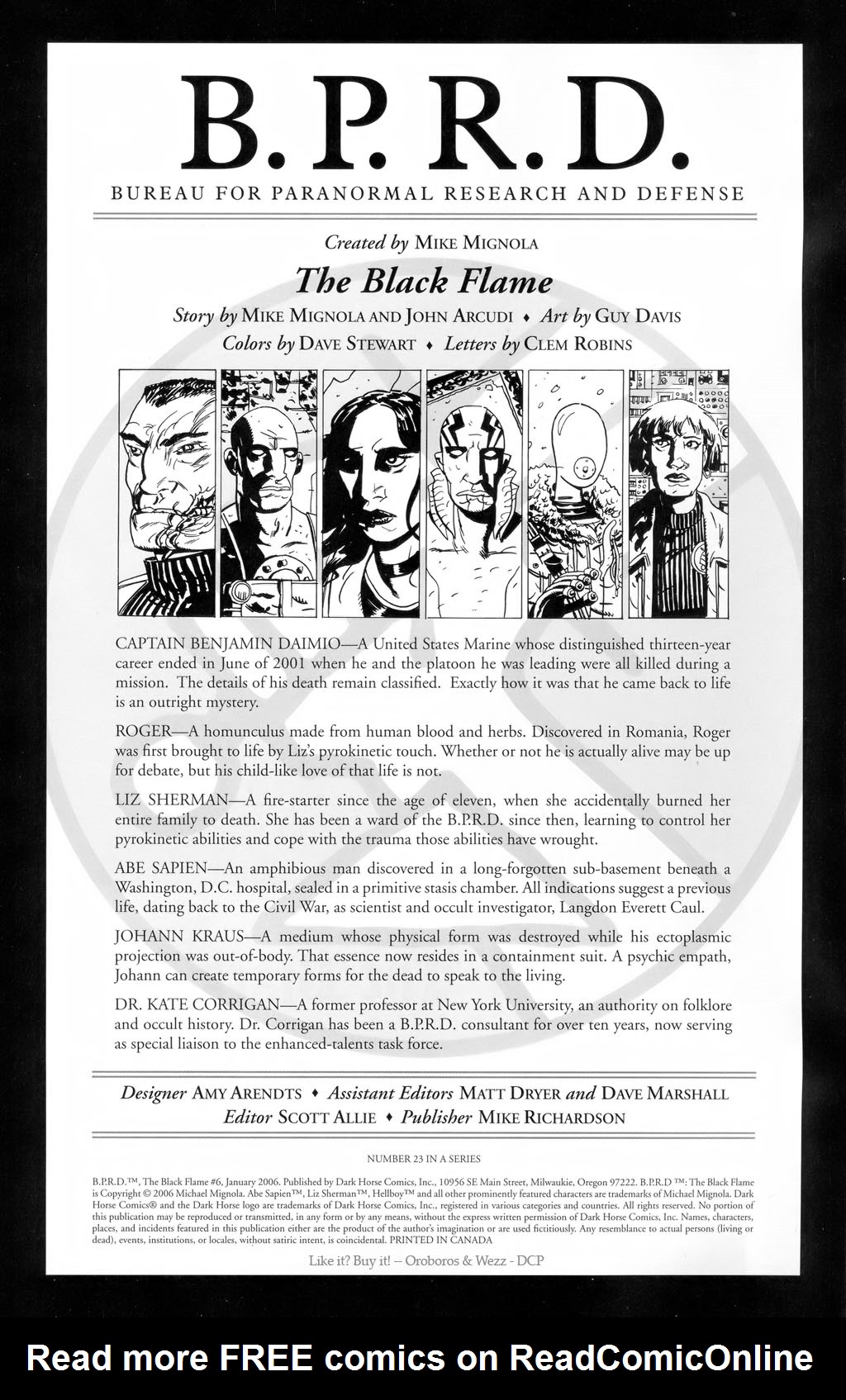 Read online B.P.R.D.: The Black Flame comic -  Issue #6 - 2