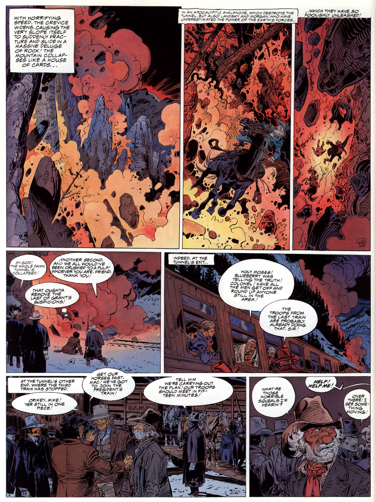 Read online Epic Graphic Novel: Blueberry comic -  Issue #5 - 94