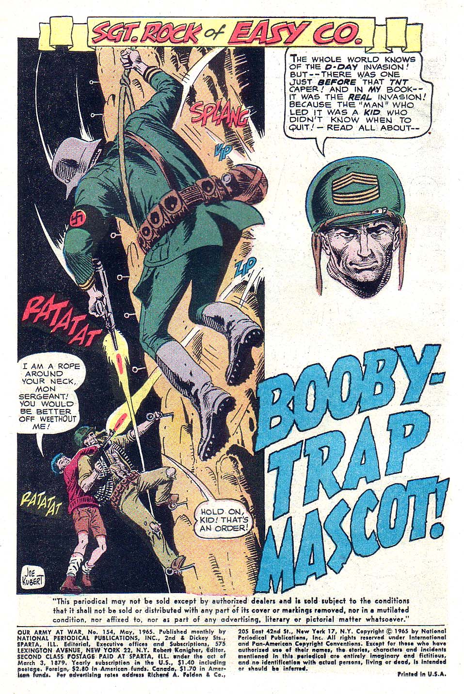 Read online Our Army at War (1952) comic -  Issue #154 - 3