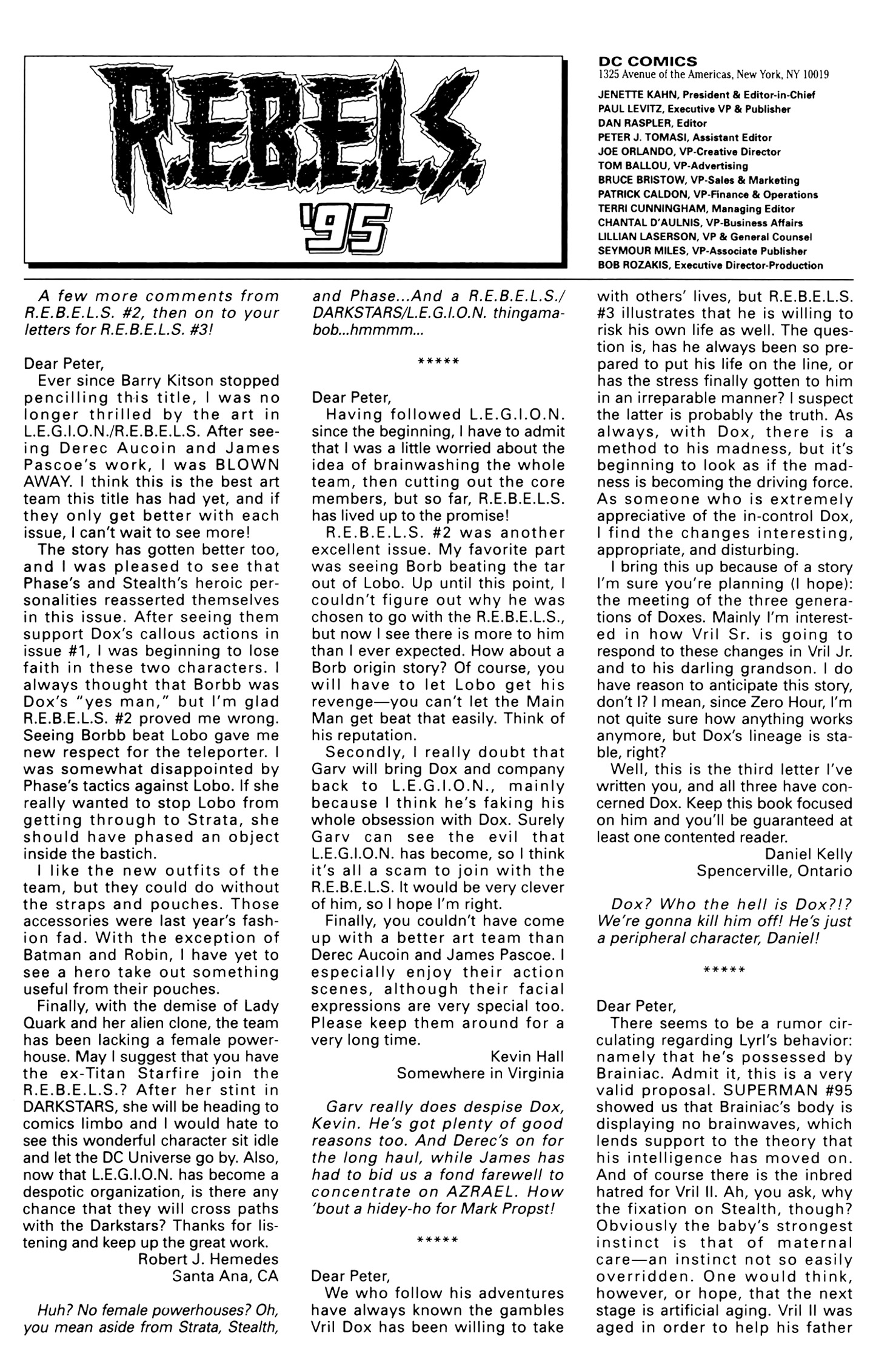 Read online R.E.B.E.L.S. '94 comic -  Issue #7 - 26