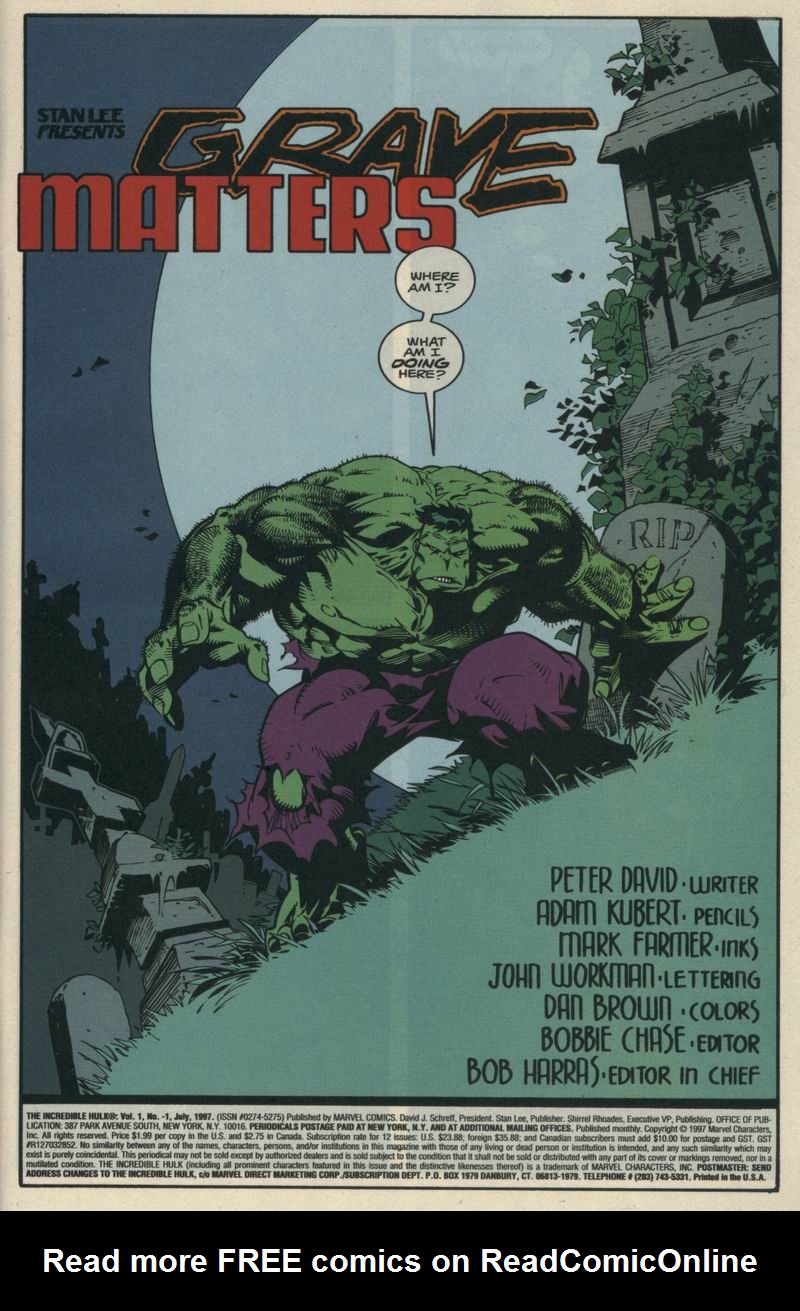 Read online The Incredible Hulk (1968) comic -  Issue #-1 - 2
