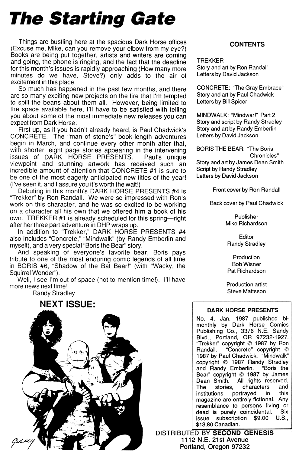 Read online Dark Horse Presents (1986) comic -  Issue #4 - 2