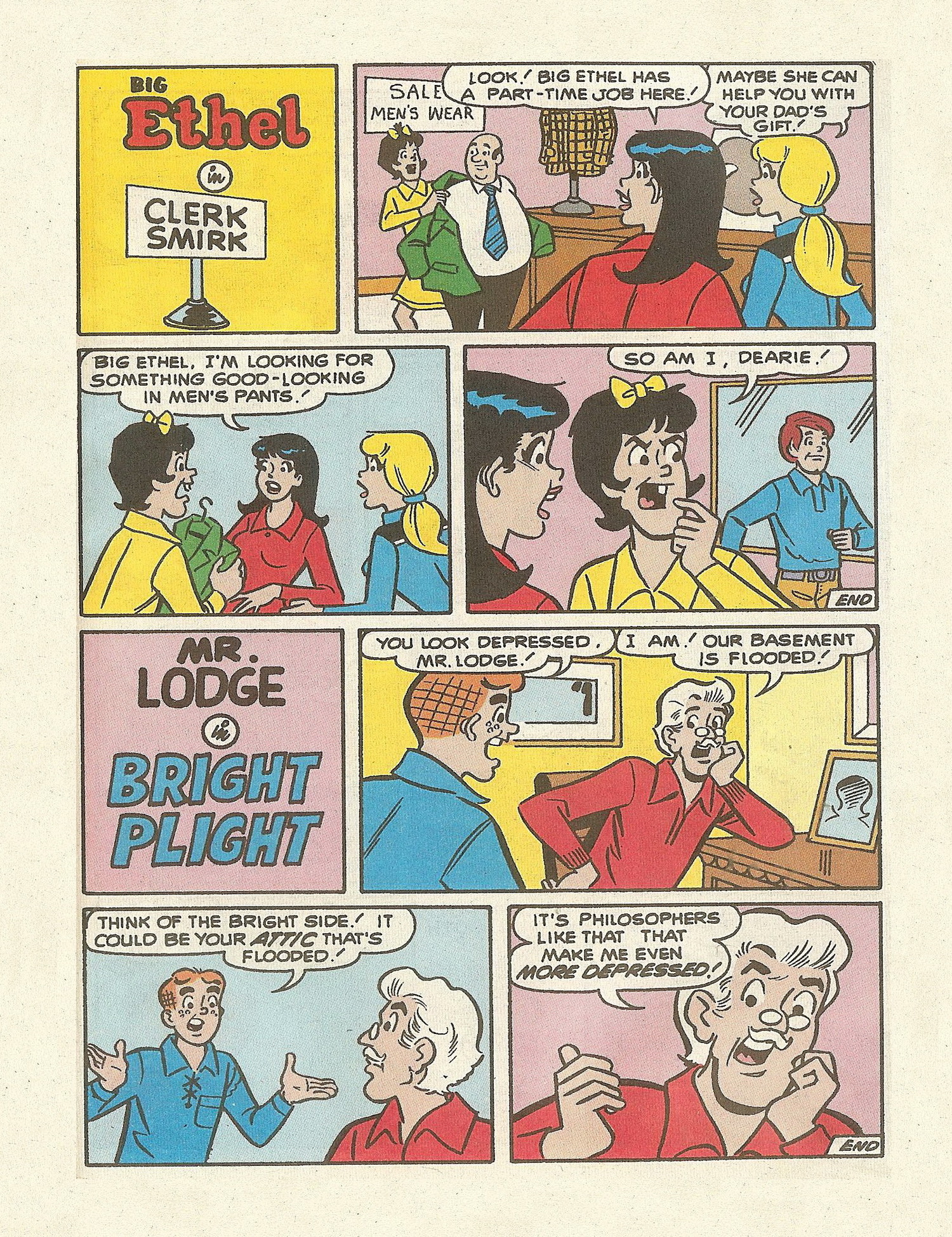 Read online Betty and Veronica Digest Magazine comic -  Issue #60 - 73