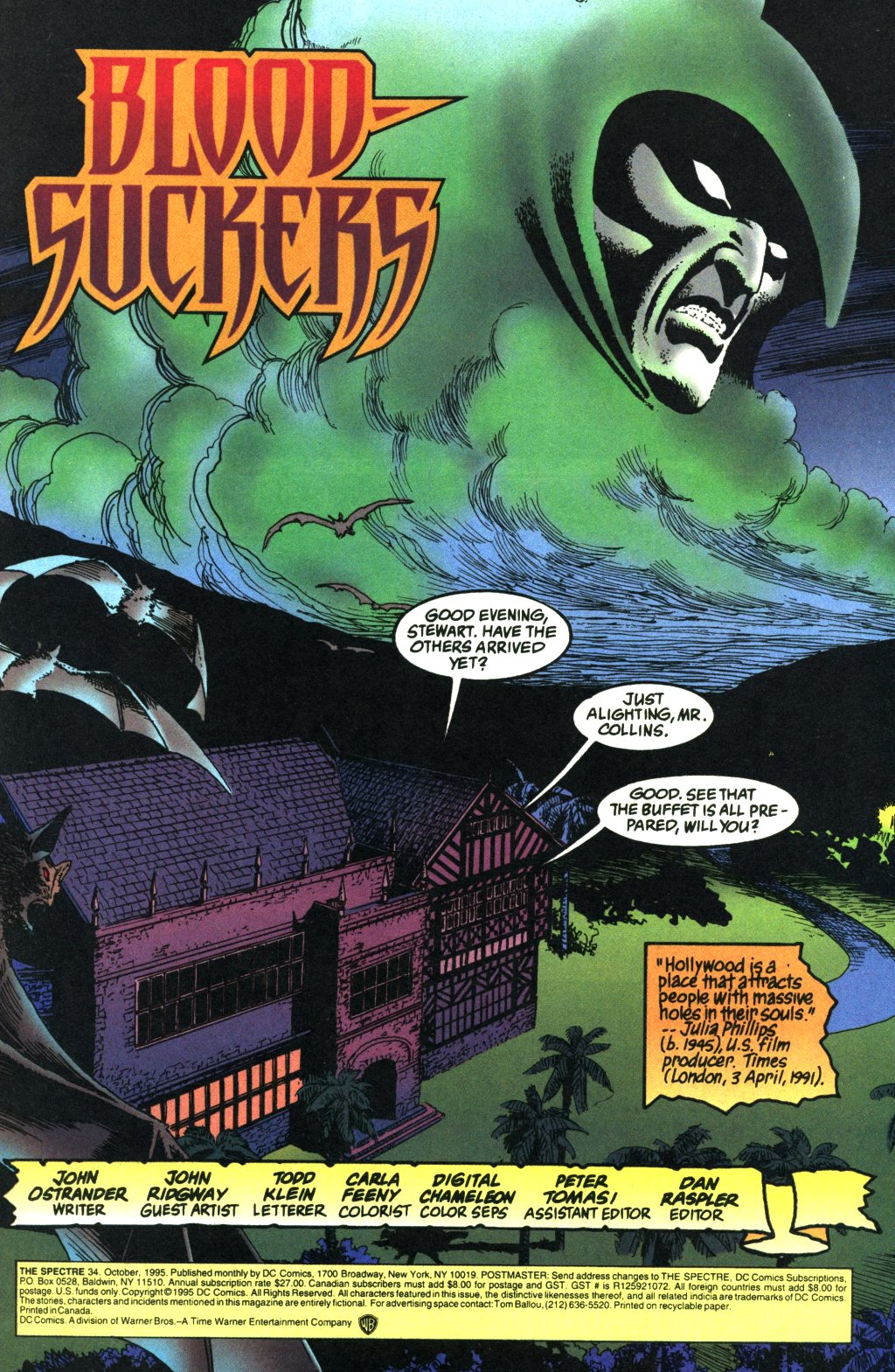 Read online The Spectre (1992) comic -  Issue #34 - 2