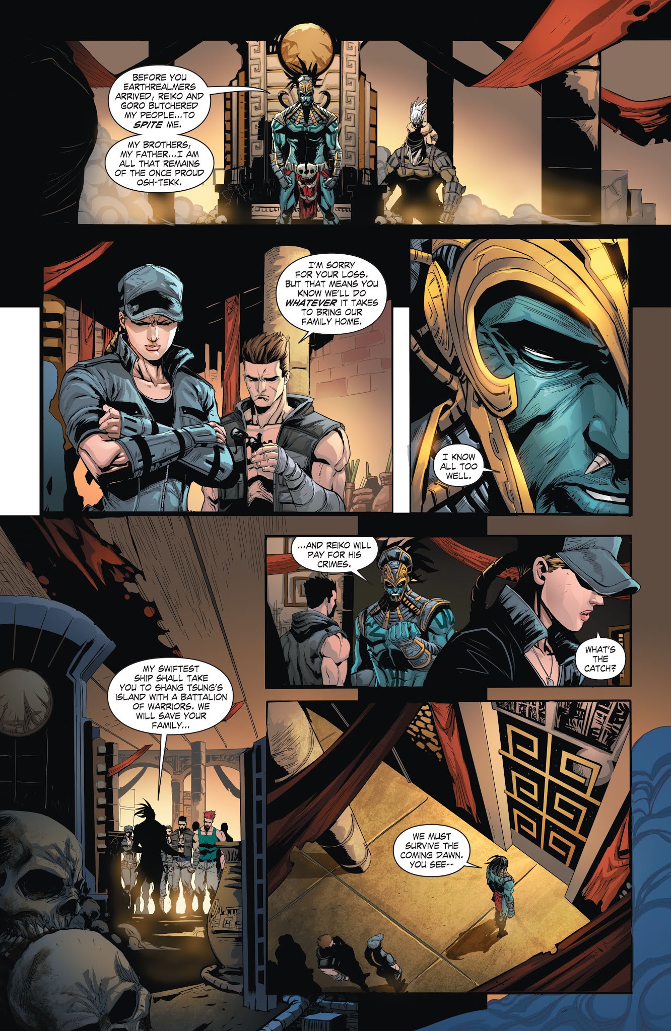 Read online Mortal Kombat X [I] comic -  Issue # _TPB 2 - 8