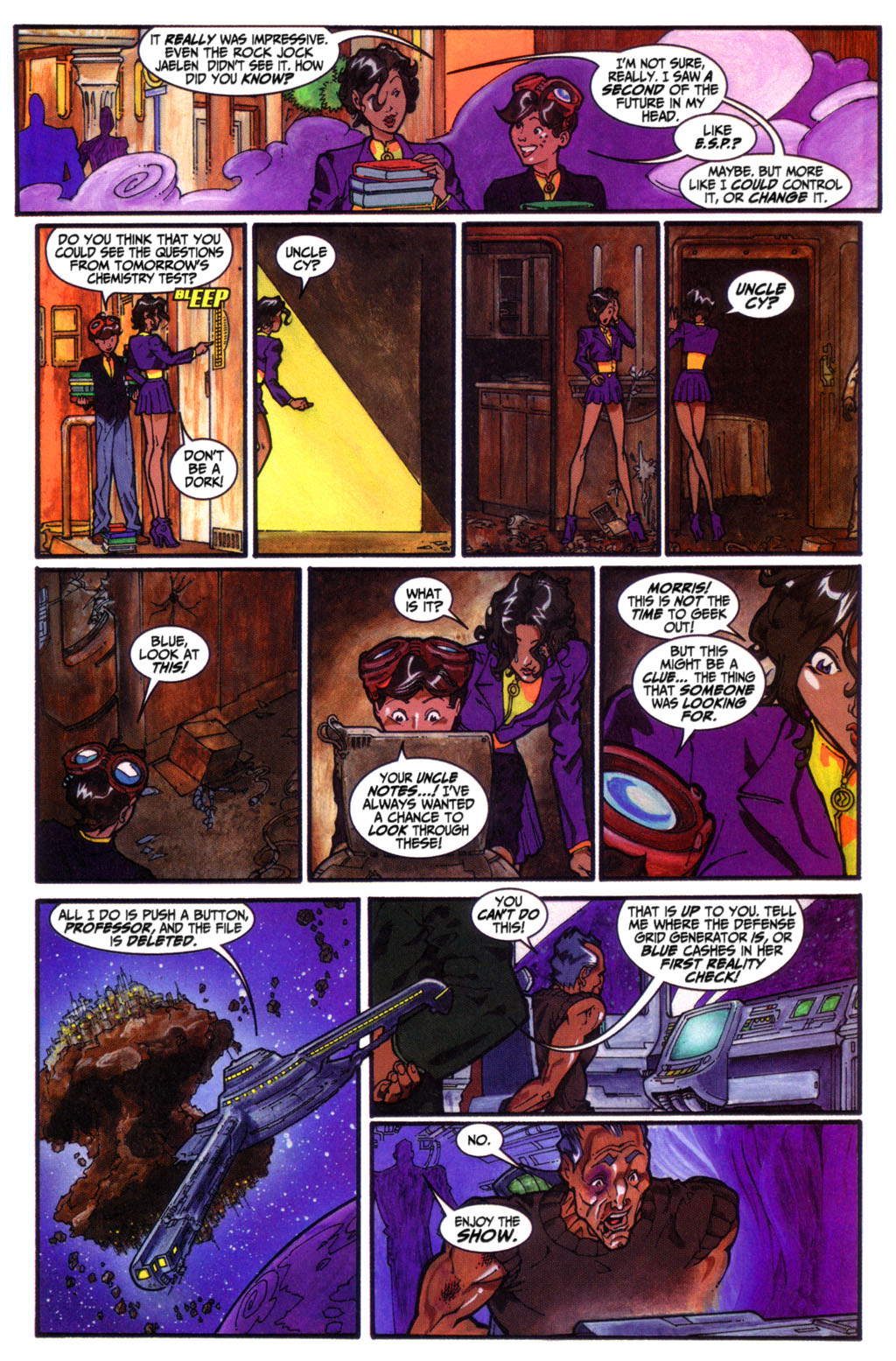 Read online Blue comic -  Issue #2 - 25