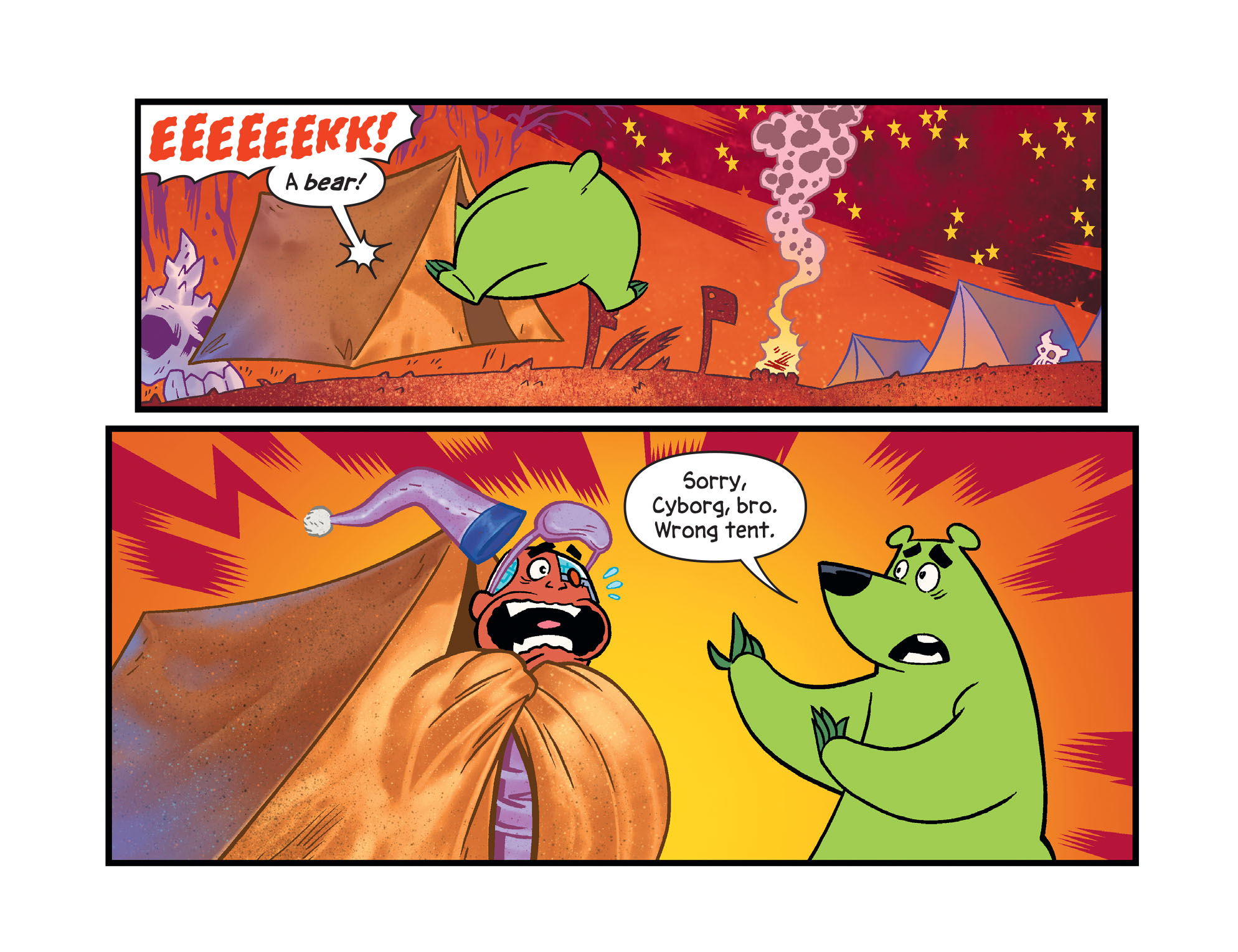 Read online Teen Titans Go! To Camp comic -  Issue #9 - 14