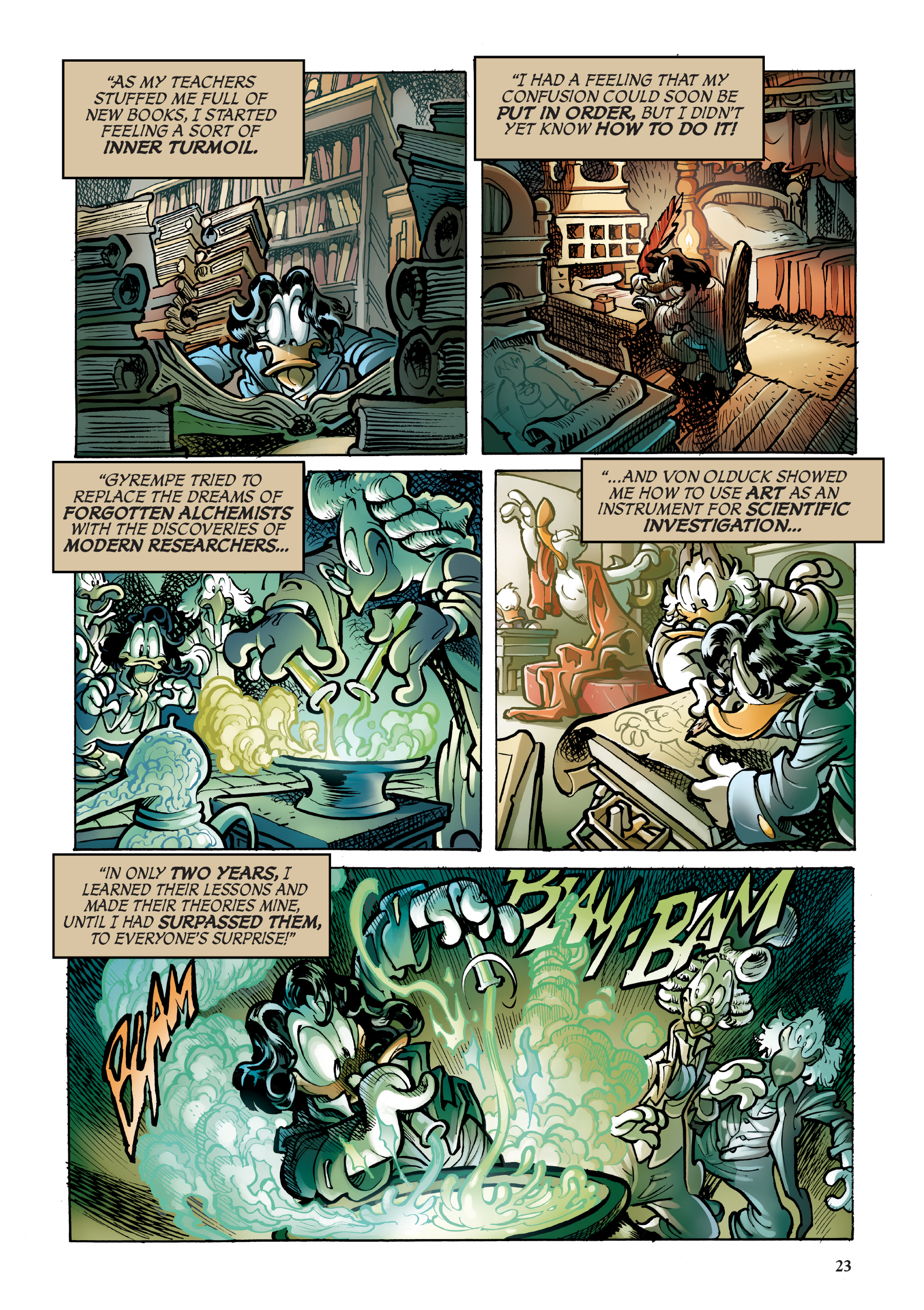 Read online Disney Frankenstein, Starring Donald Duck comic -  Issue # TPB - 23