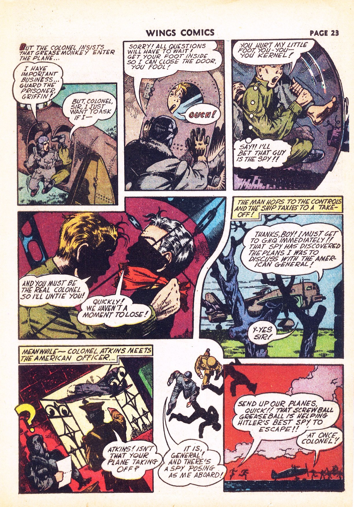 Read online Wings Comics comic -  Issue #31 - 25