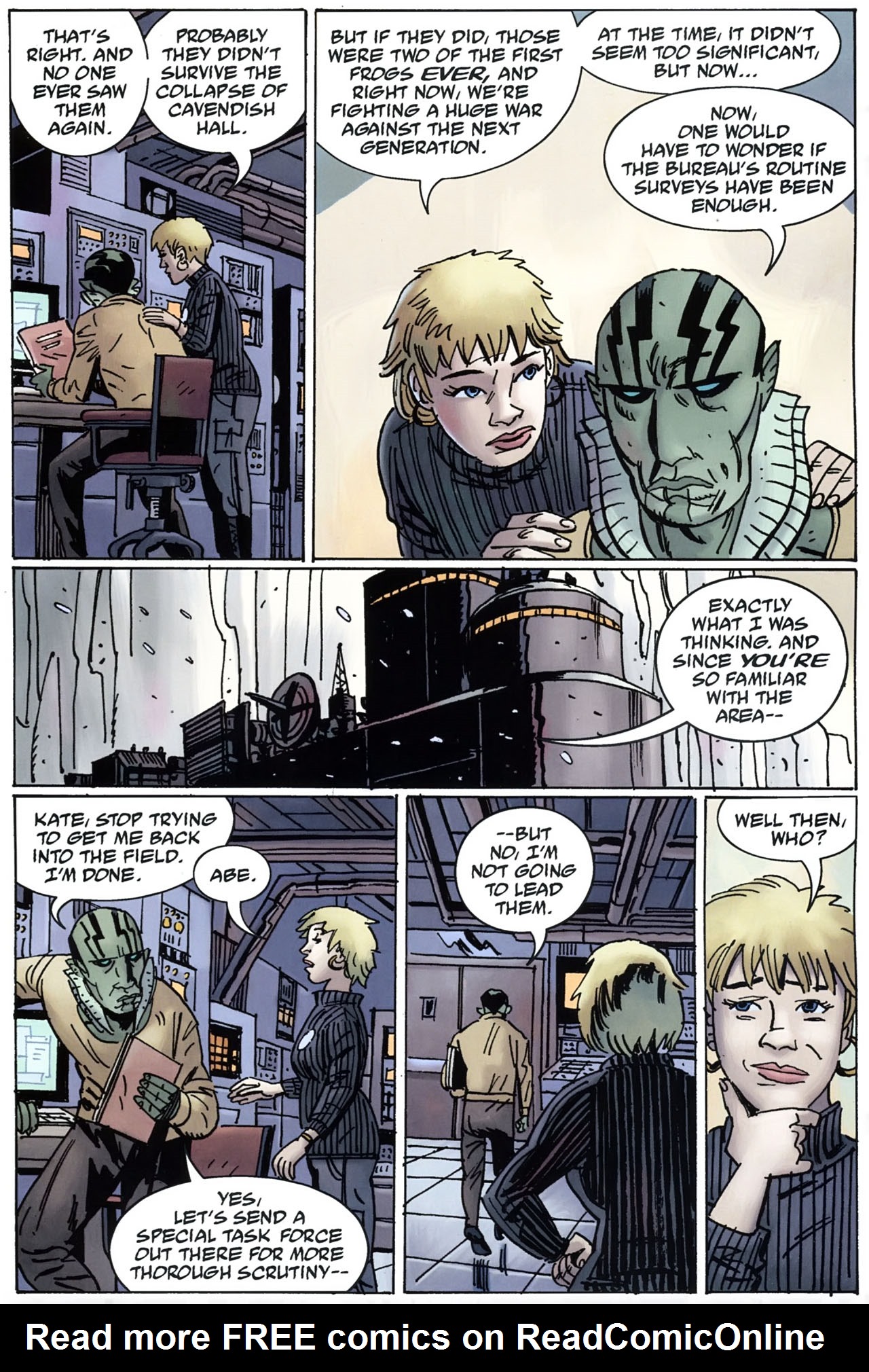 Read online B.P.R.D.: War on Frogs comic -  Issue #1 - 5