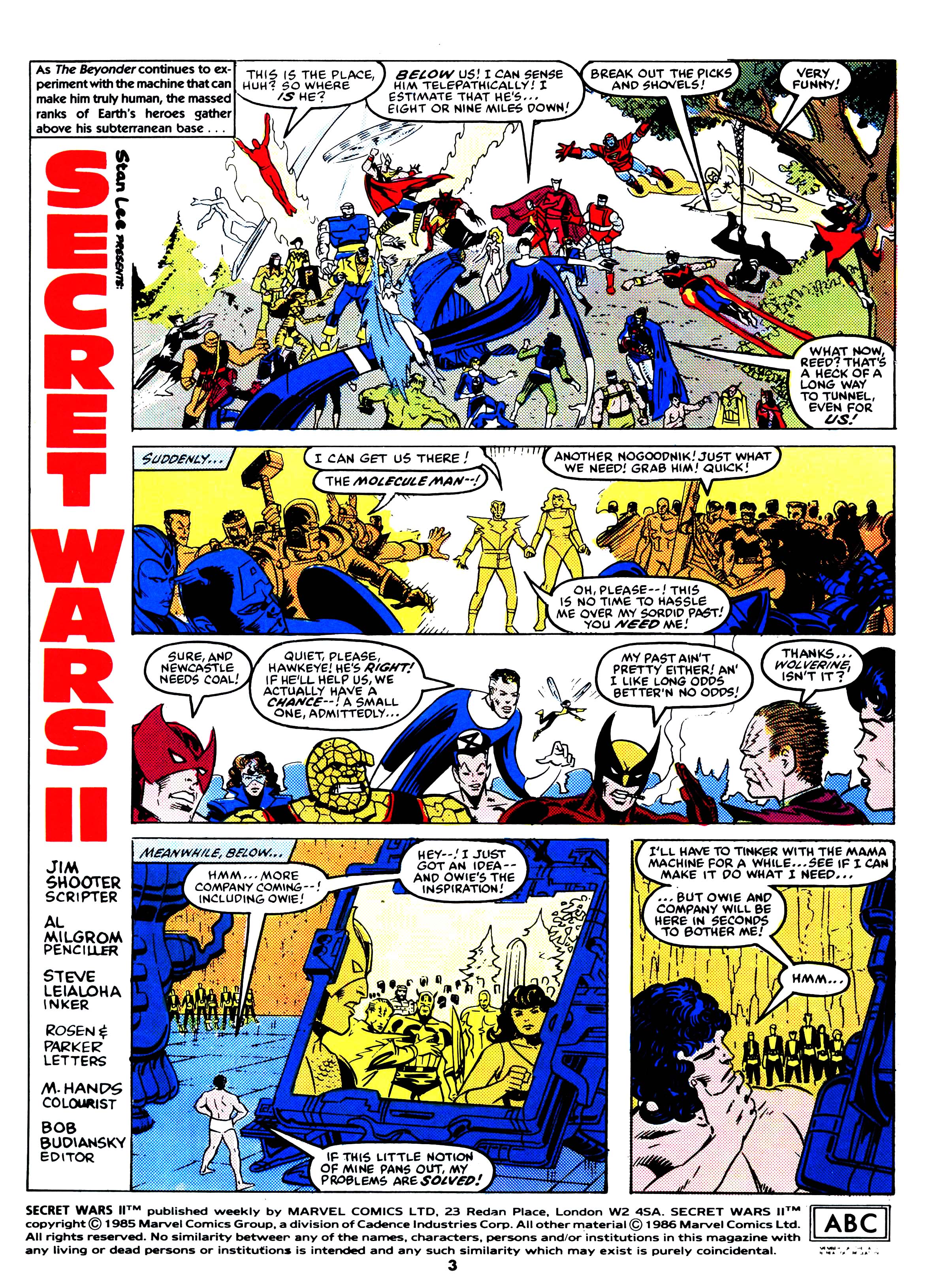 Read online Secret Wars (1985) comic -  Issue #80 - 3