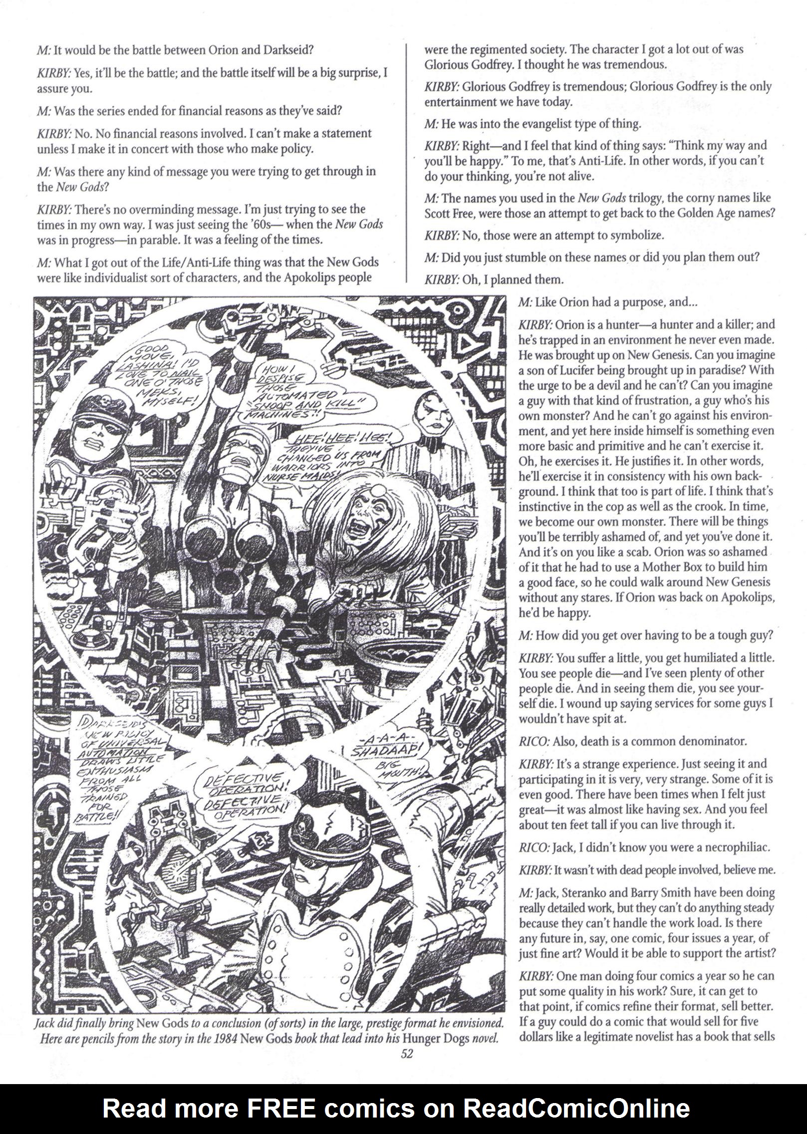 Read online The Jack Kirby Collector comic -  Issue #20 - 50