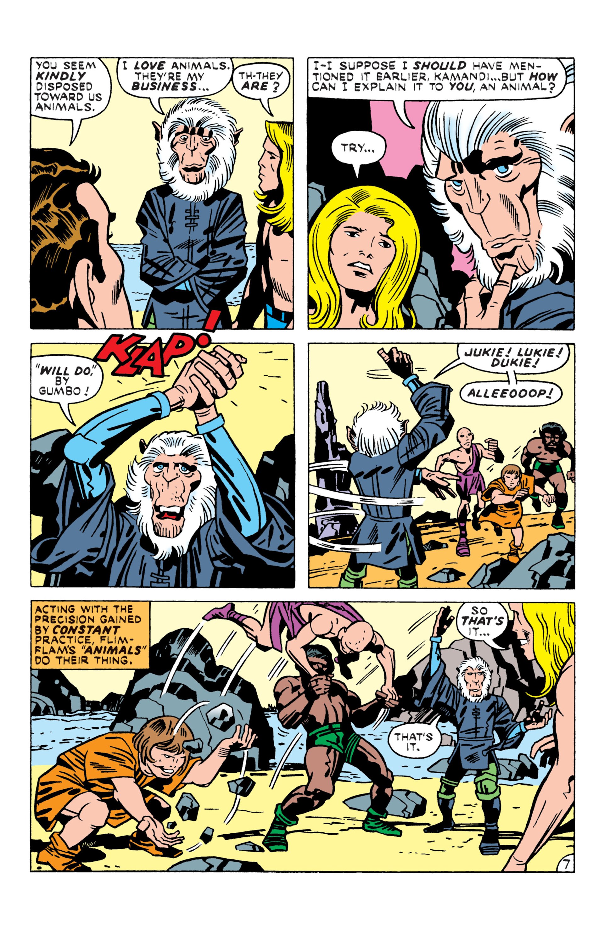 Read online Kamandi, The Last Boy On Earth comic -  Issue #25 - 7