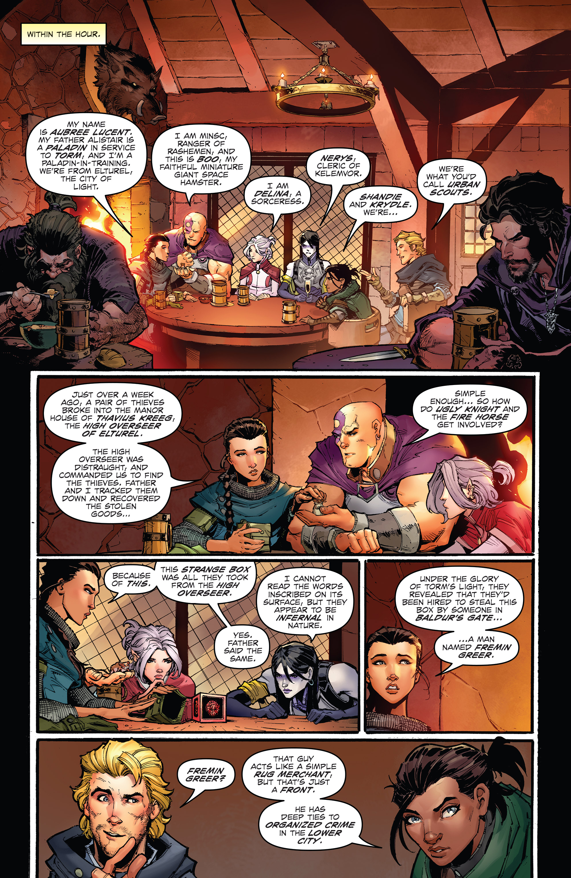 Read online Dungeons & Dragons: Infernal Tides comic -  Issue #1 - 11