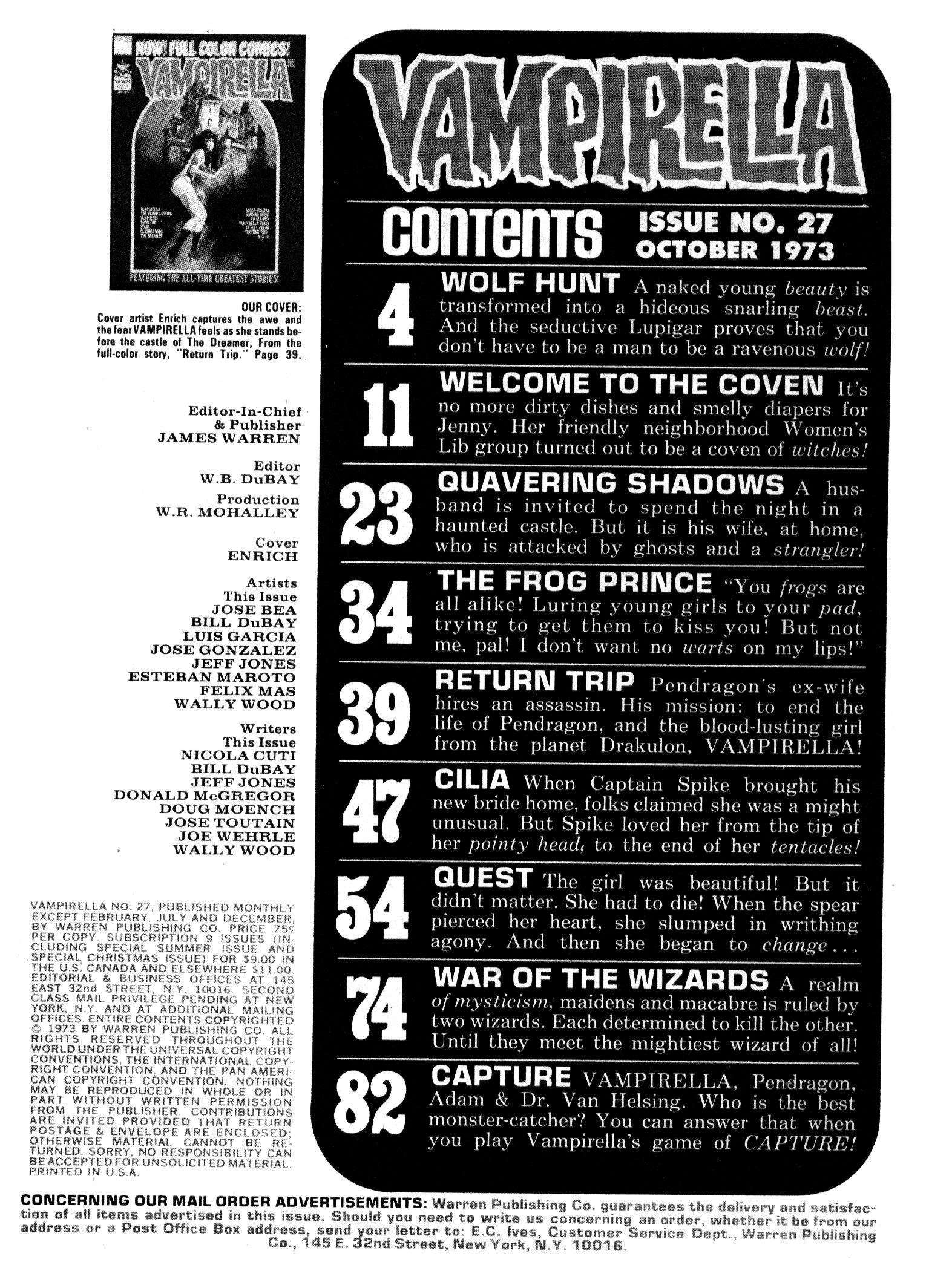 Read online Vampirella (1969) comic -  Issue #27 - 3