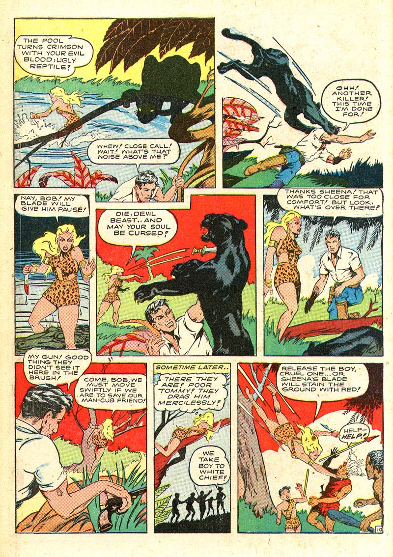Read online Sheena, Queen of the Jungle (1942) comic -  Issue #4 - 48