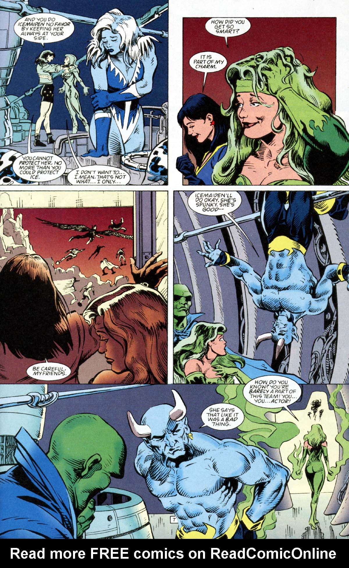 Read online Justice League America comic -  Issue #101b - 7
