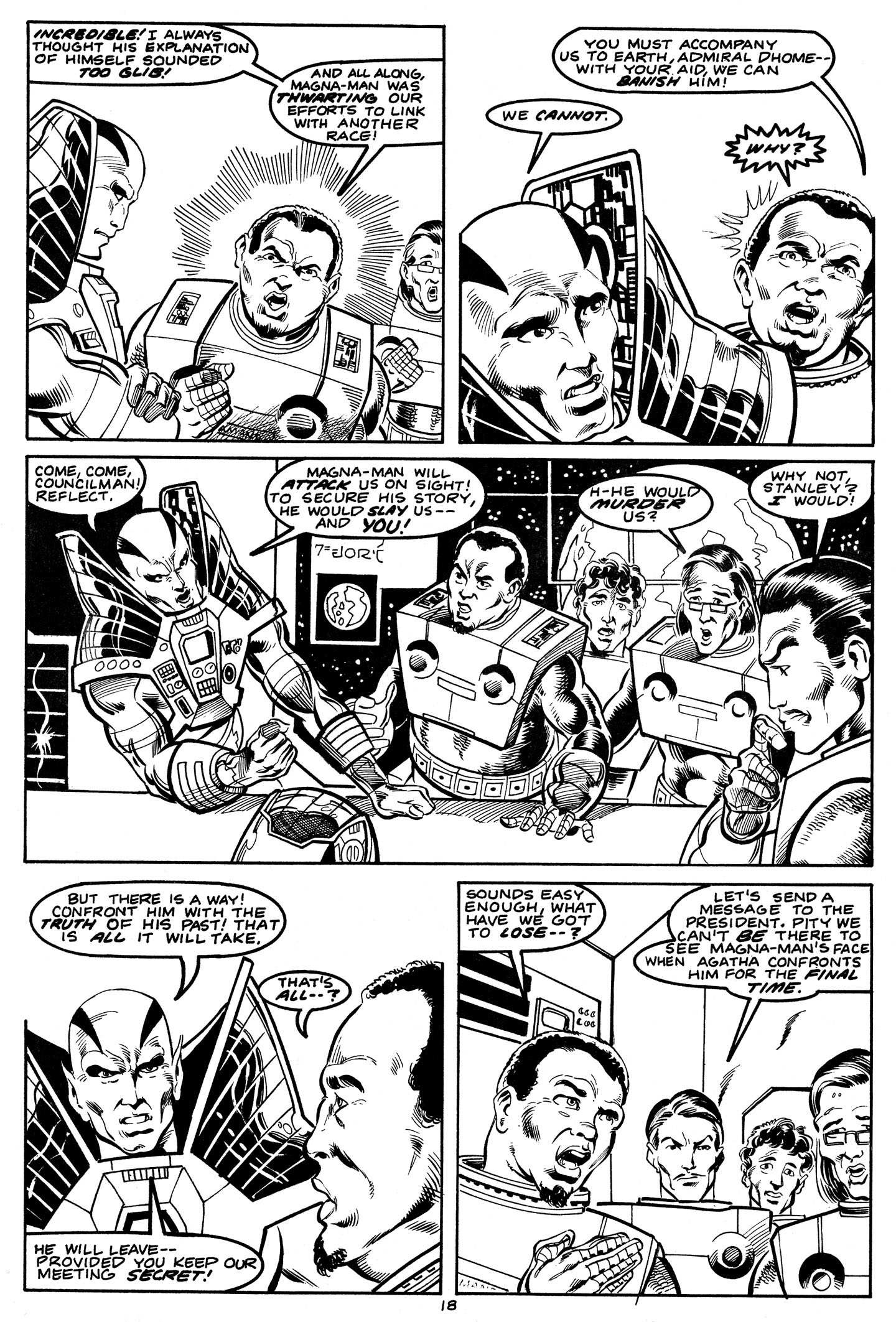Read online Magna-Man: The Last Superhero comic -  Issue #1 - 18