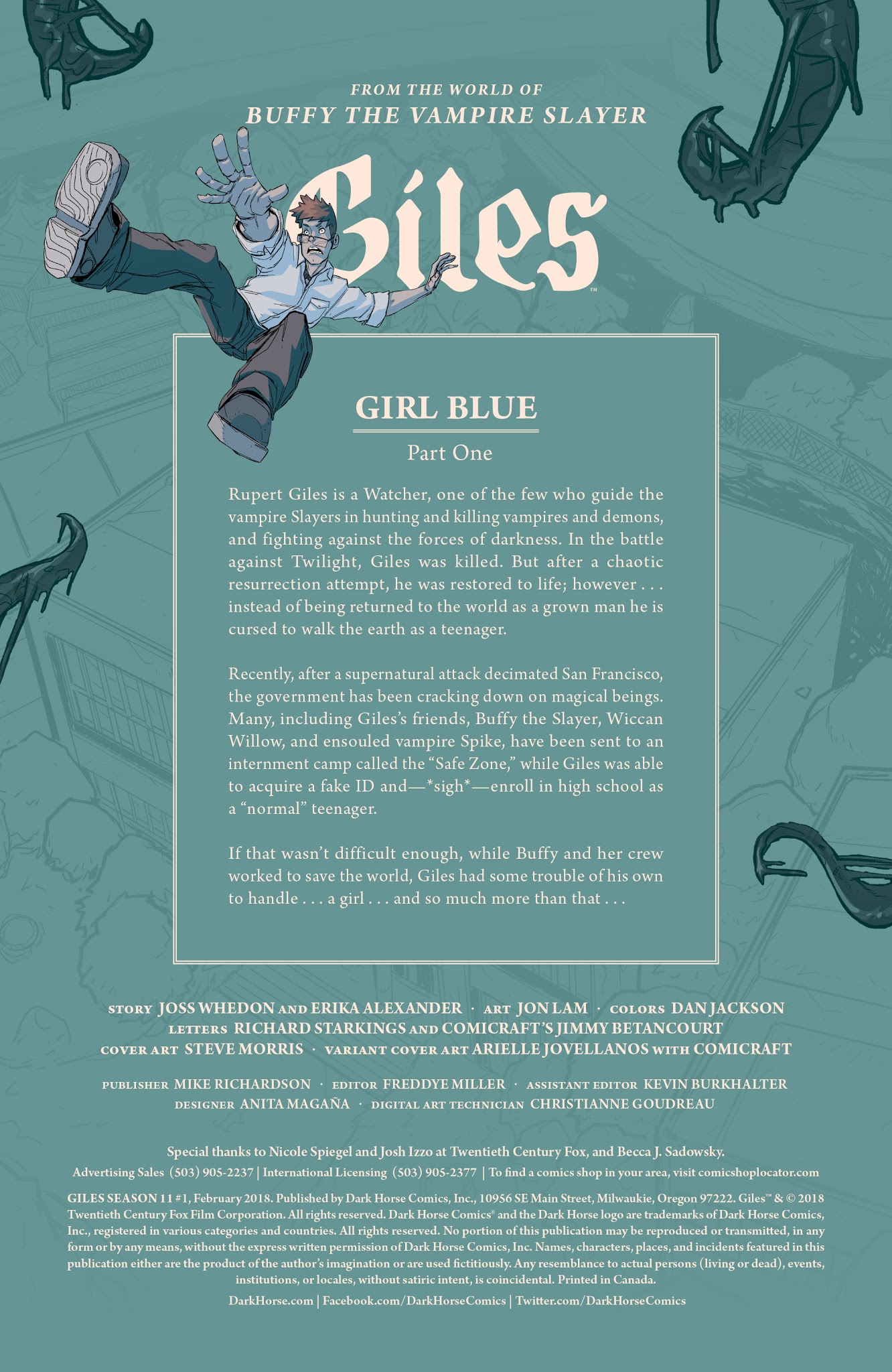 Read online Giles Season 11 comic -  Issue #1 - 2