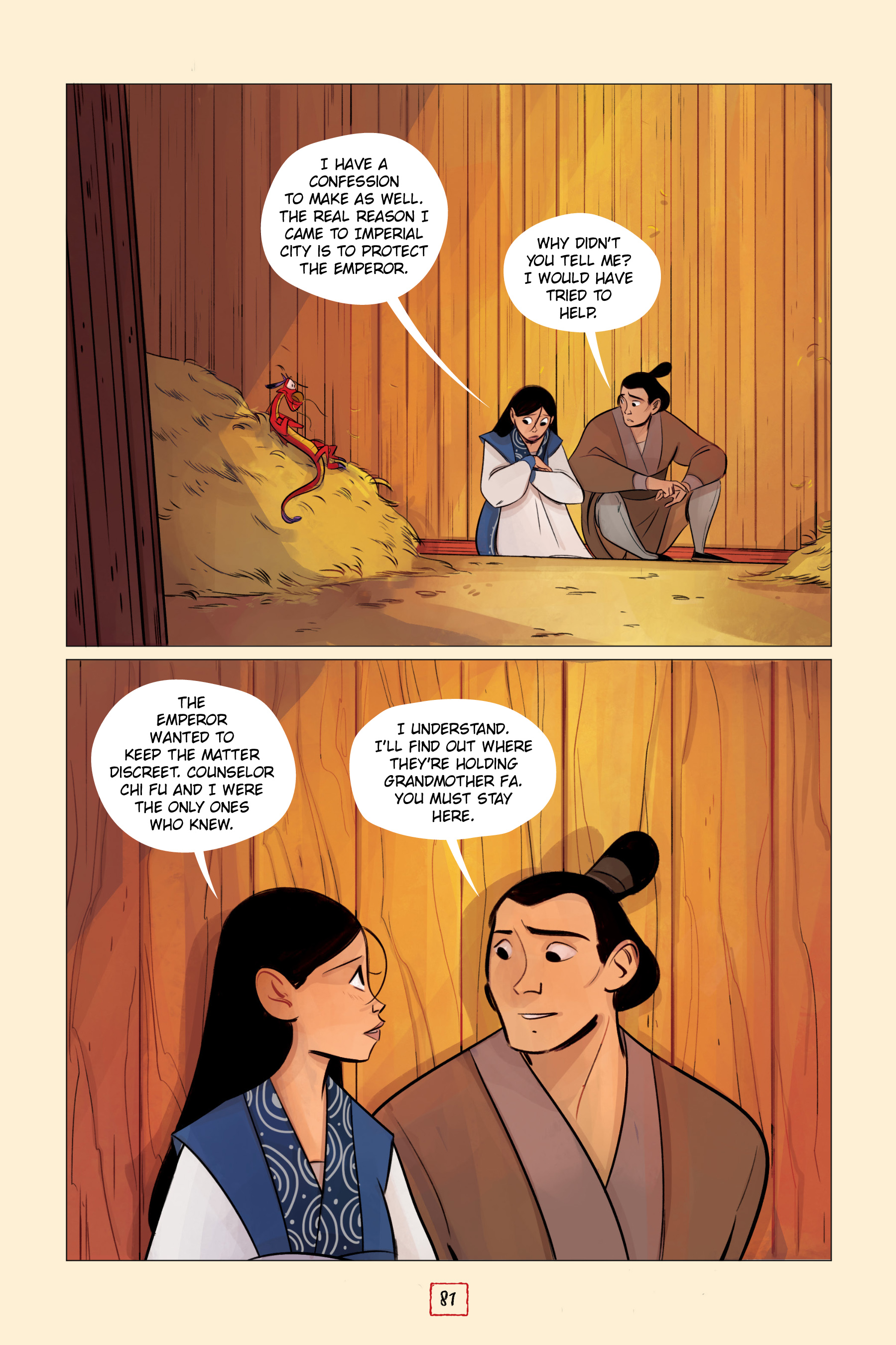 Read online Disney Mulan's Adventure Journal: The Palace of Secrets comic -  Issue # TPB - 80