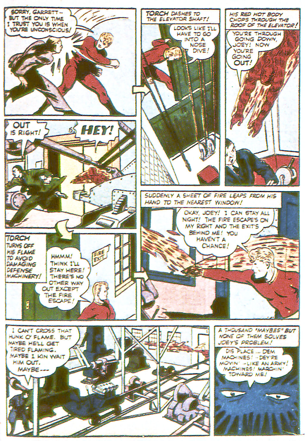 Read online The Human Torch (1940) comic -  Issue #9 - 63