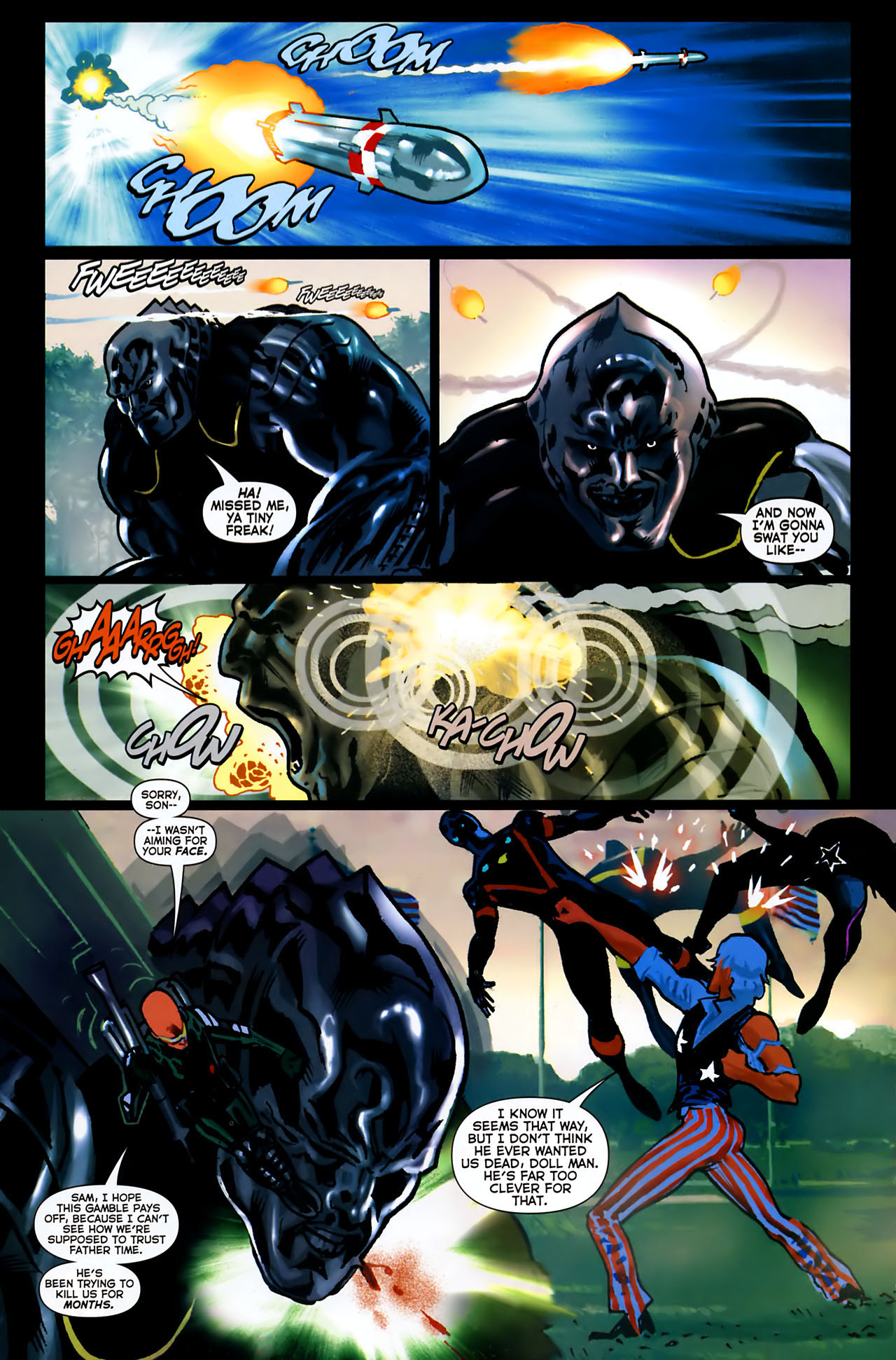 Read online Uncle Sam and the Freedom Fighters (2006) comic -  Issue #8 - 12