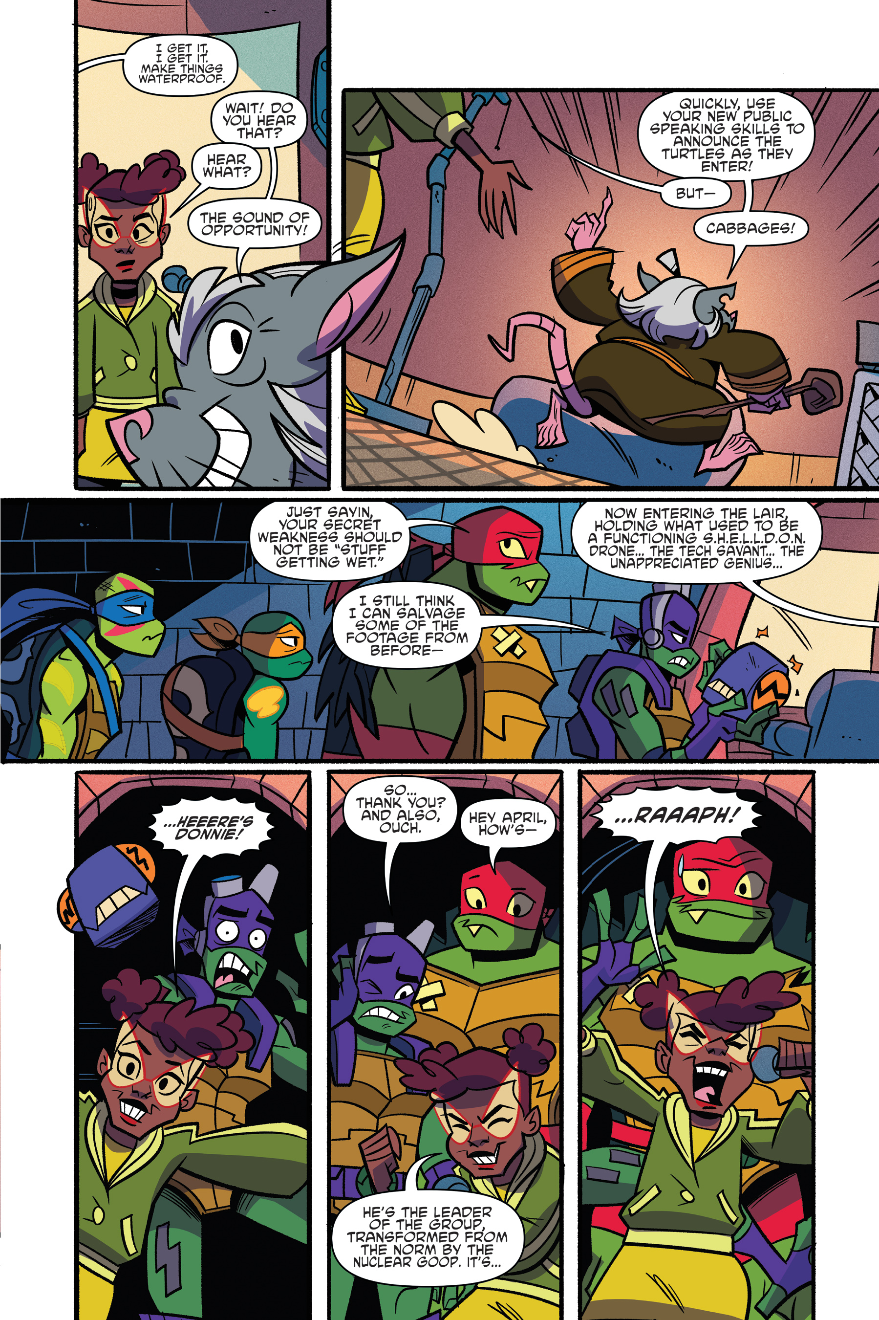 Read online Rise of the Teenage Mutant Ninja Turtles: Sound Off! comic -  Issue # _TPB - 32
