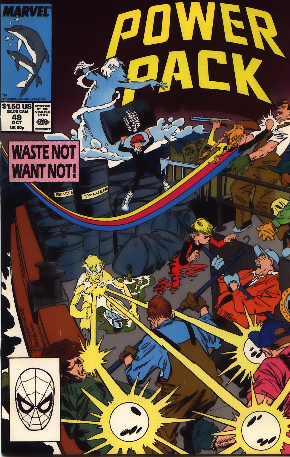 Read online Power Pack (1984) comic -  Issue #49 - 1