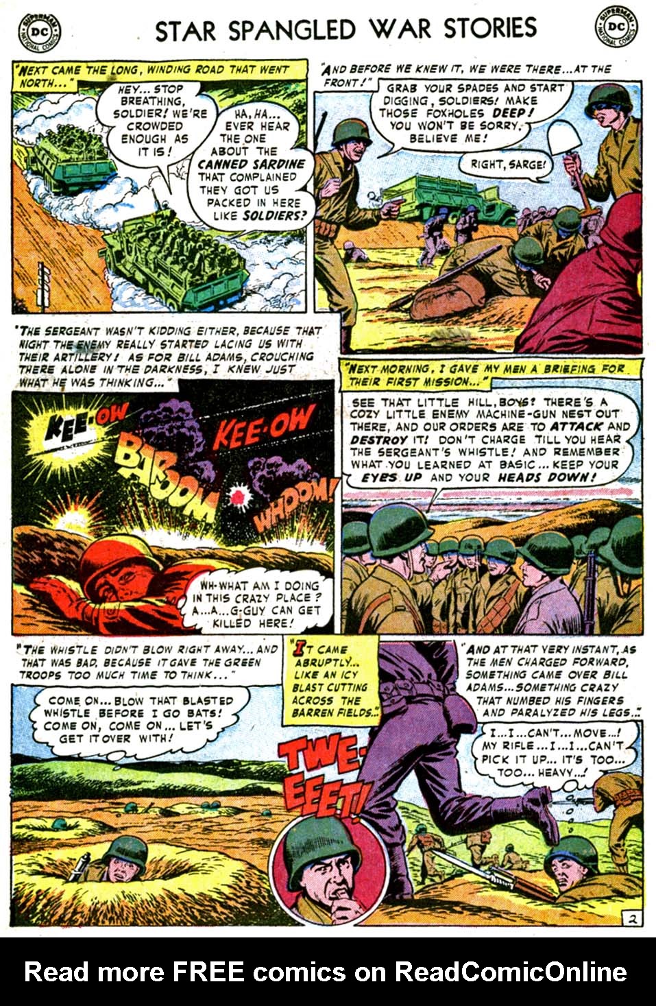 Read online Star Spangled War Stories (1952) comic -  Issue #1 - 14