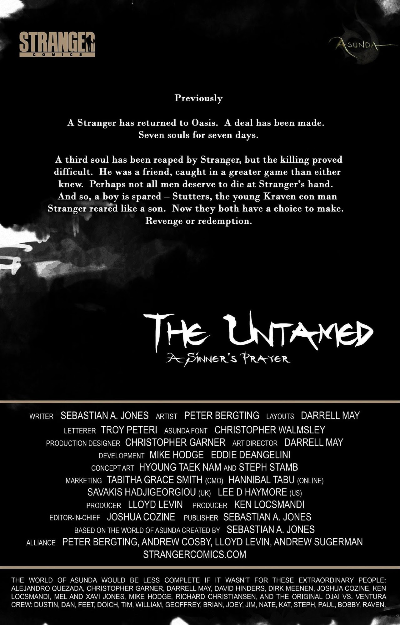 Read online The Untamed: A Sinner's Prayer comic -  Issue #4 - 2