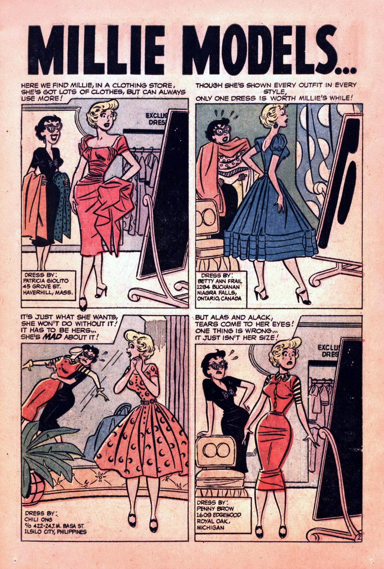 Read online Millie the Model comic -  Issue #70 - 11