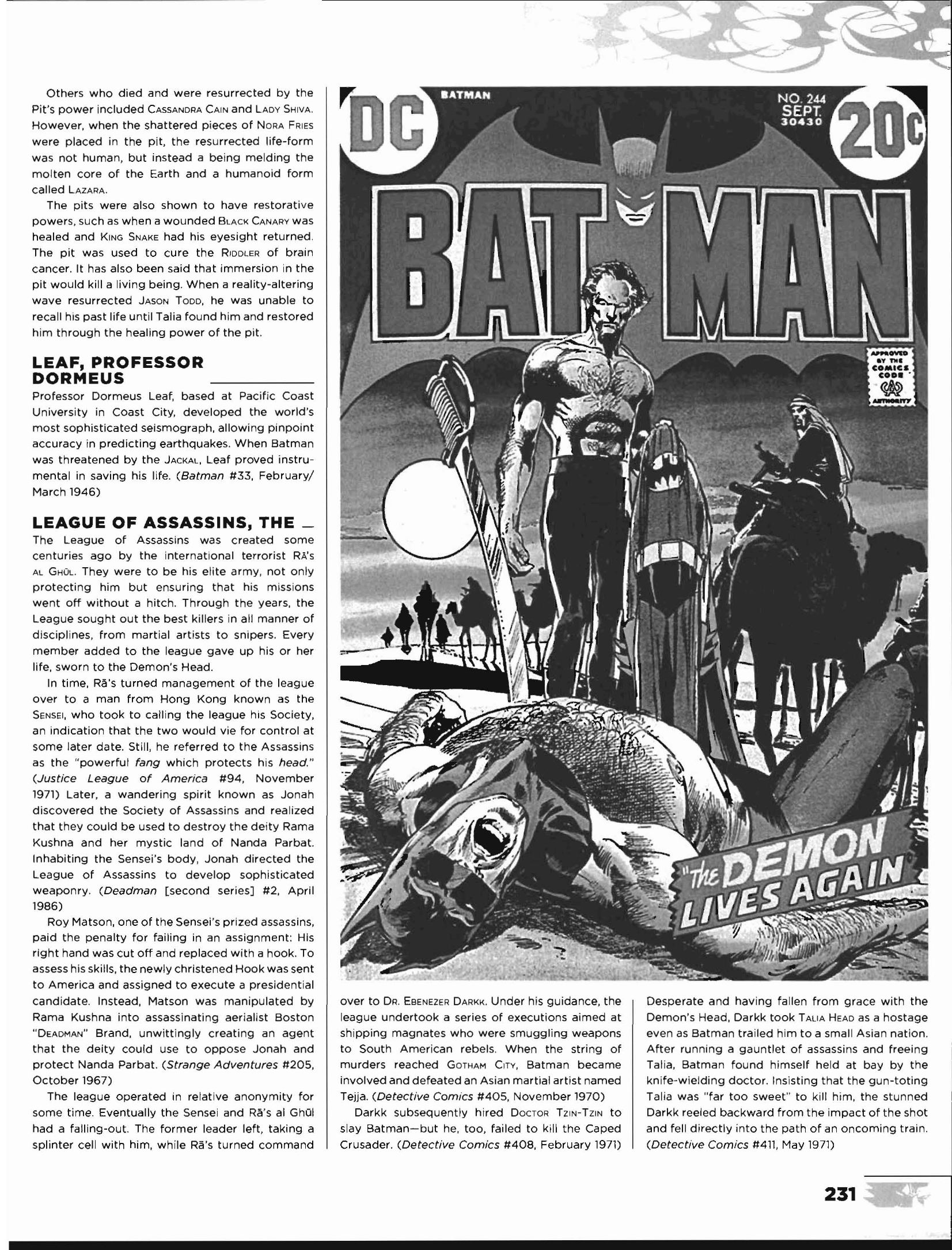 Read online The Essential Batman Encyclopedia comic -  Issue # TPB (Part 3) - 43