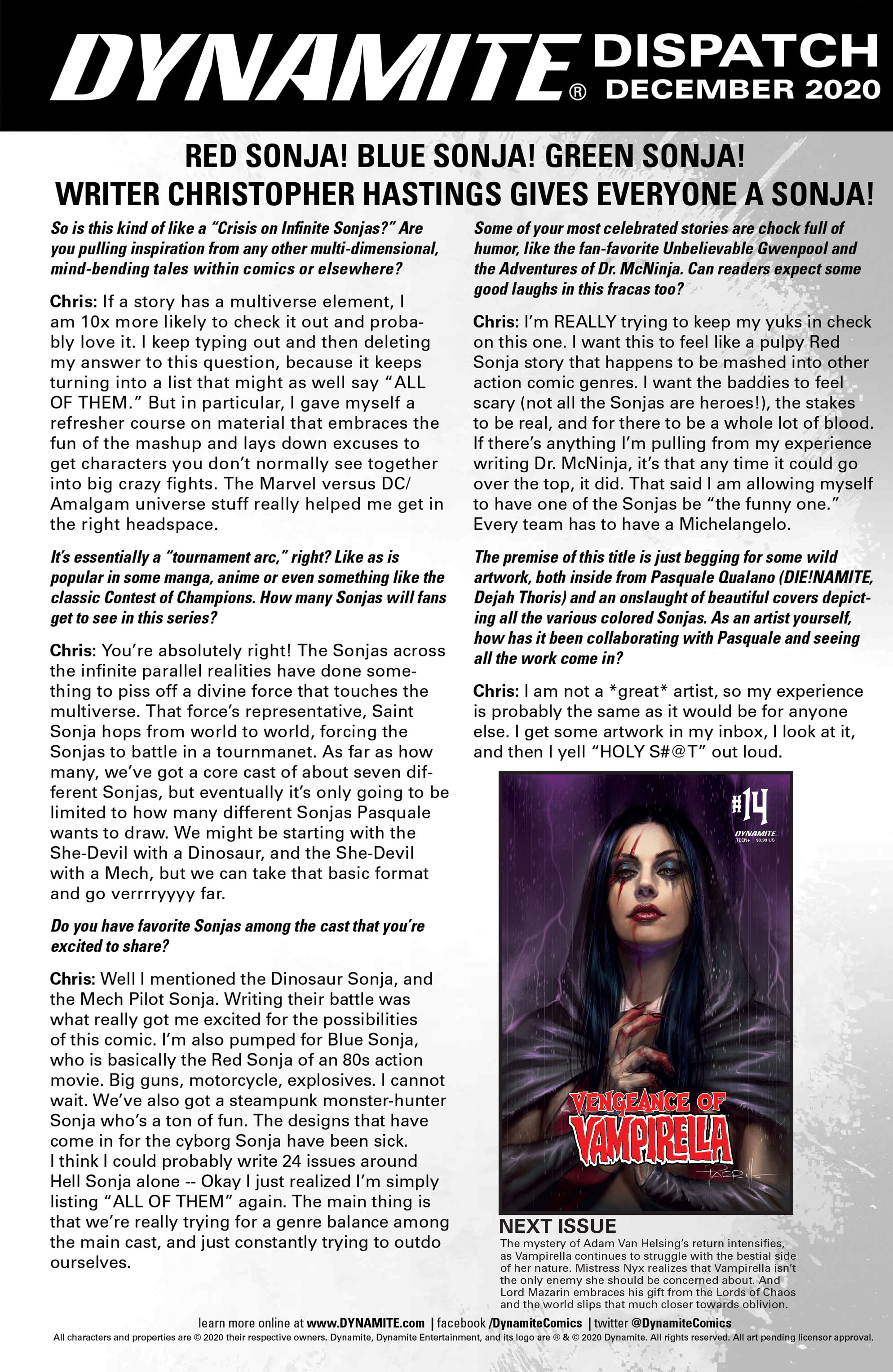 Read online Vengeance of Vampirella (2019) comic -  Issue #13 - 28