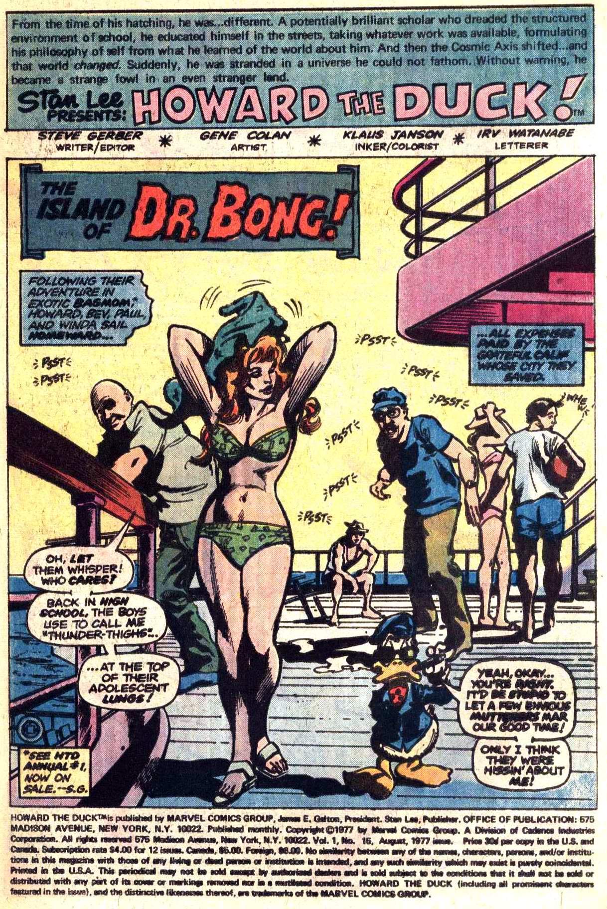 Read online Howard the Duck (1976) comic -  Issue #15 - 2