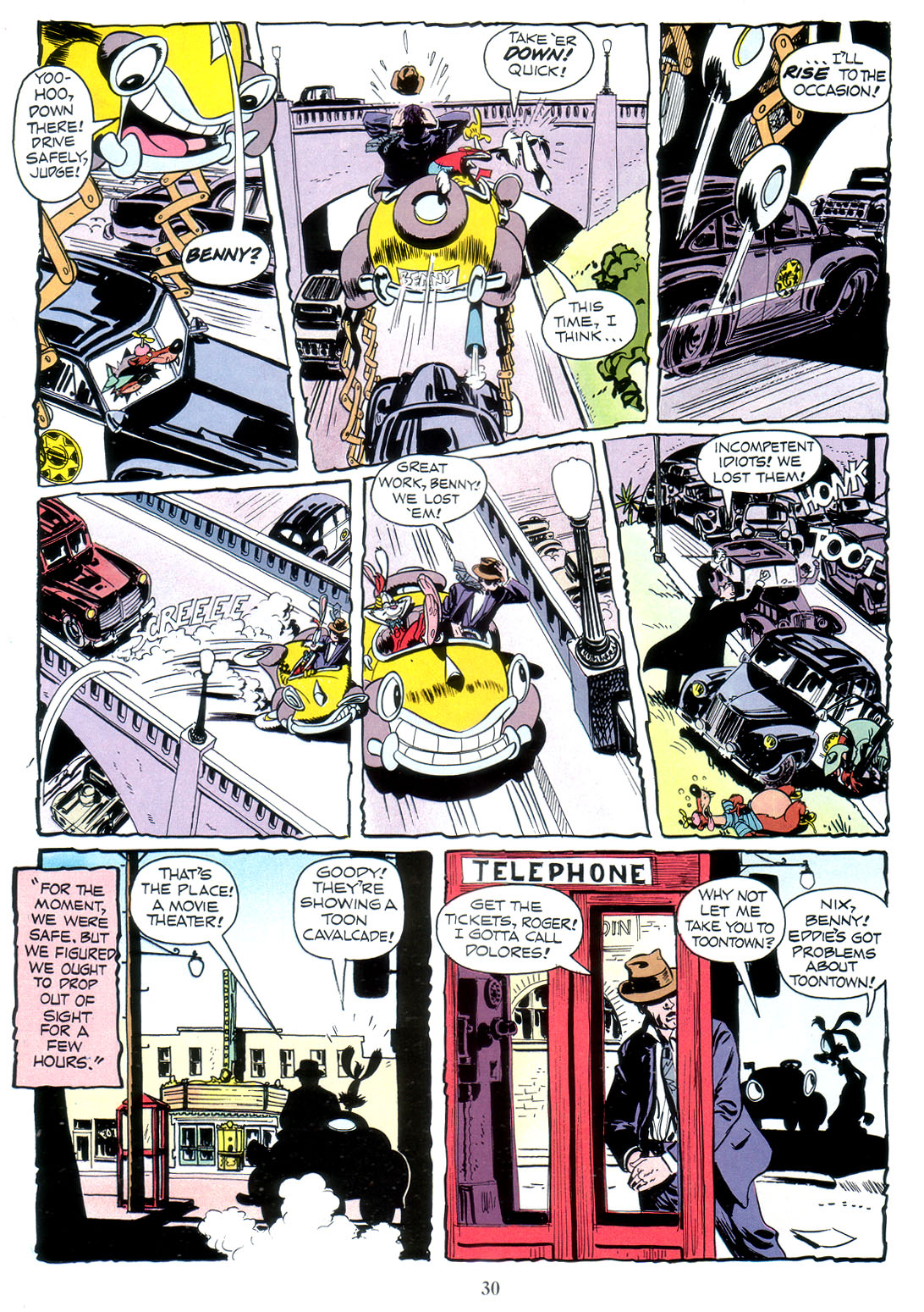 Read online Marvel Graphic Novel: Who Framed Roger Rabbit comic -  Issue # Full - 32