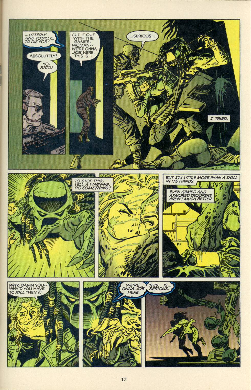 Read online Aliens/Predator: The Deadliest of the Species comic -  Issue #4 - 18