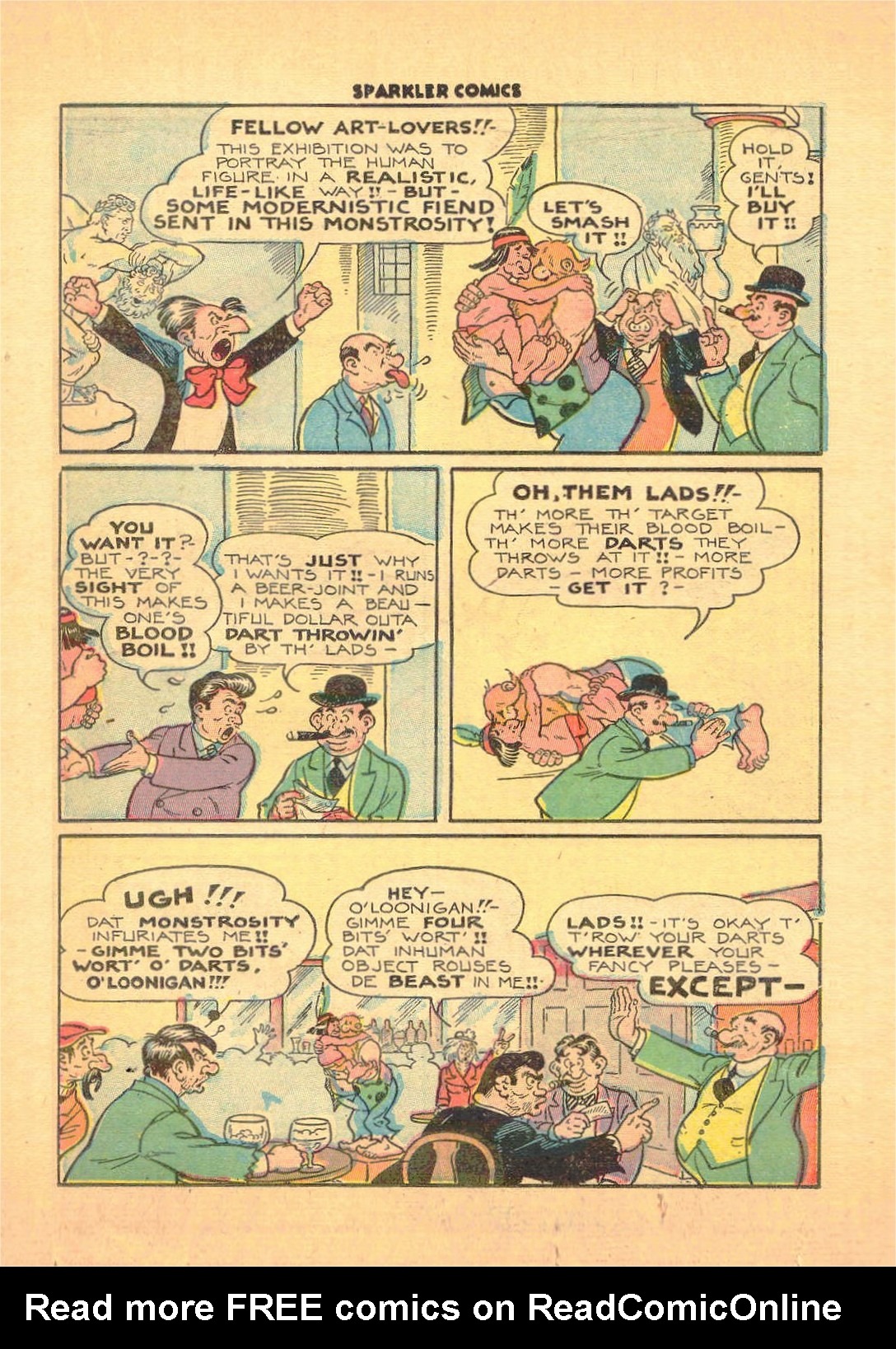 Read online Sparkler Comics comic -  Issue #76 - 17