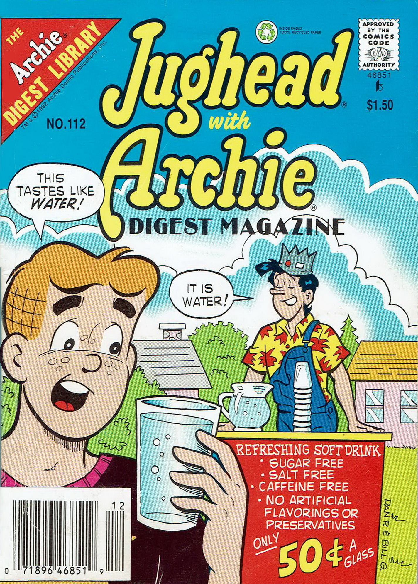 Read online Jughead with Archie Digest Magazine comic -  Issue #112 - 1